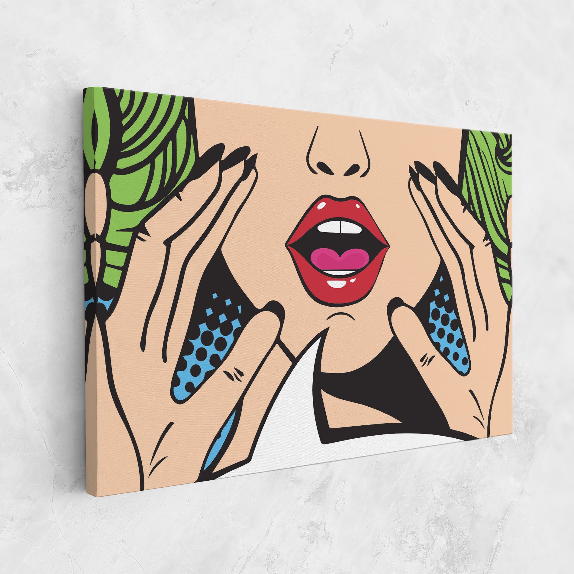 Speaking Pop Art mockup 1