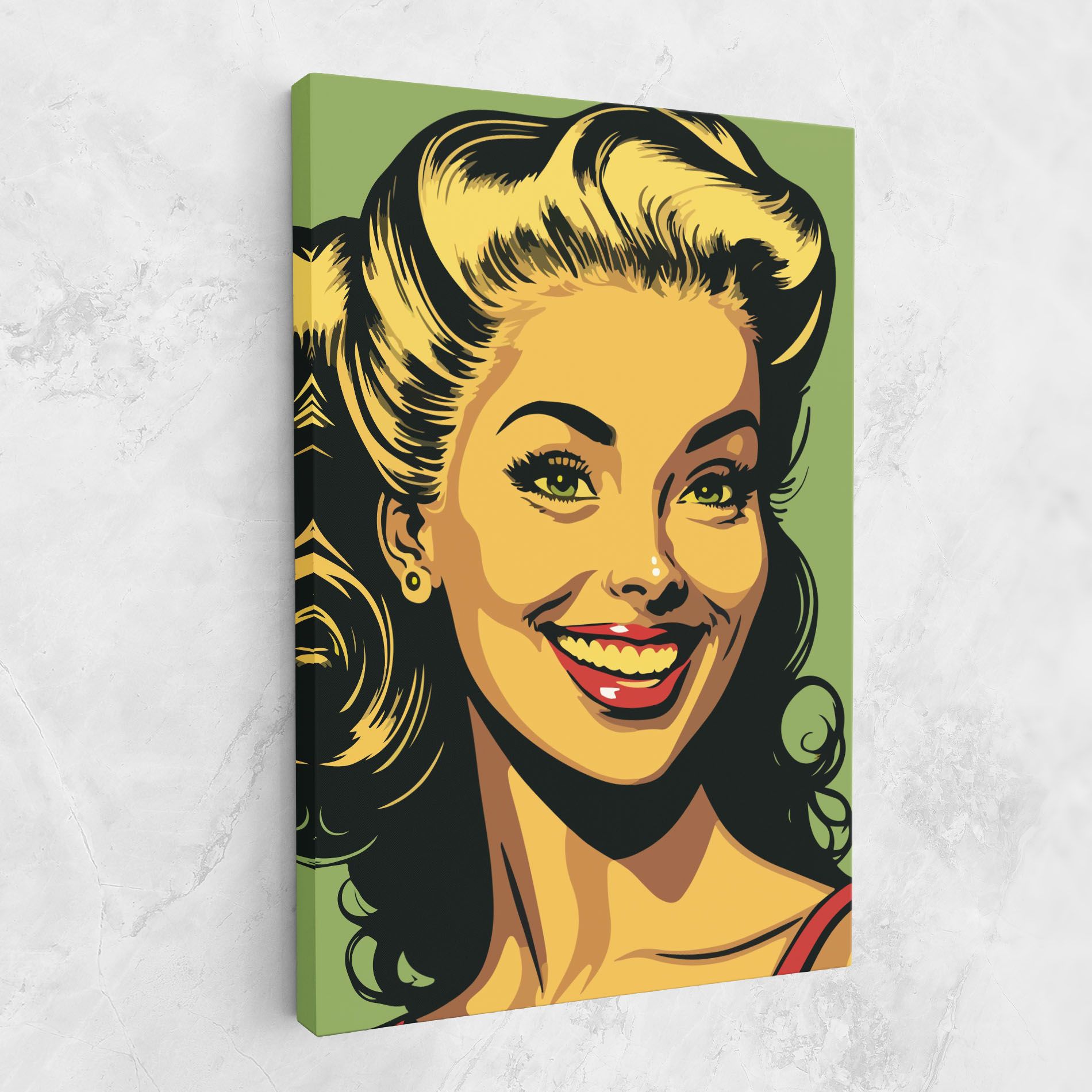 Green Light Pop Lady mockup 1