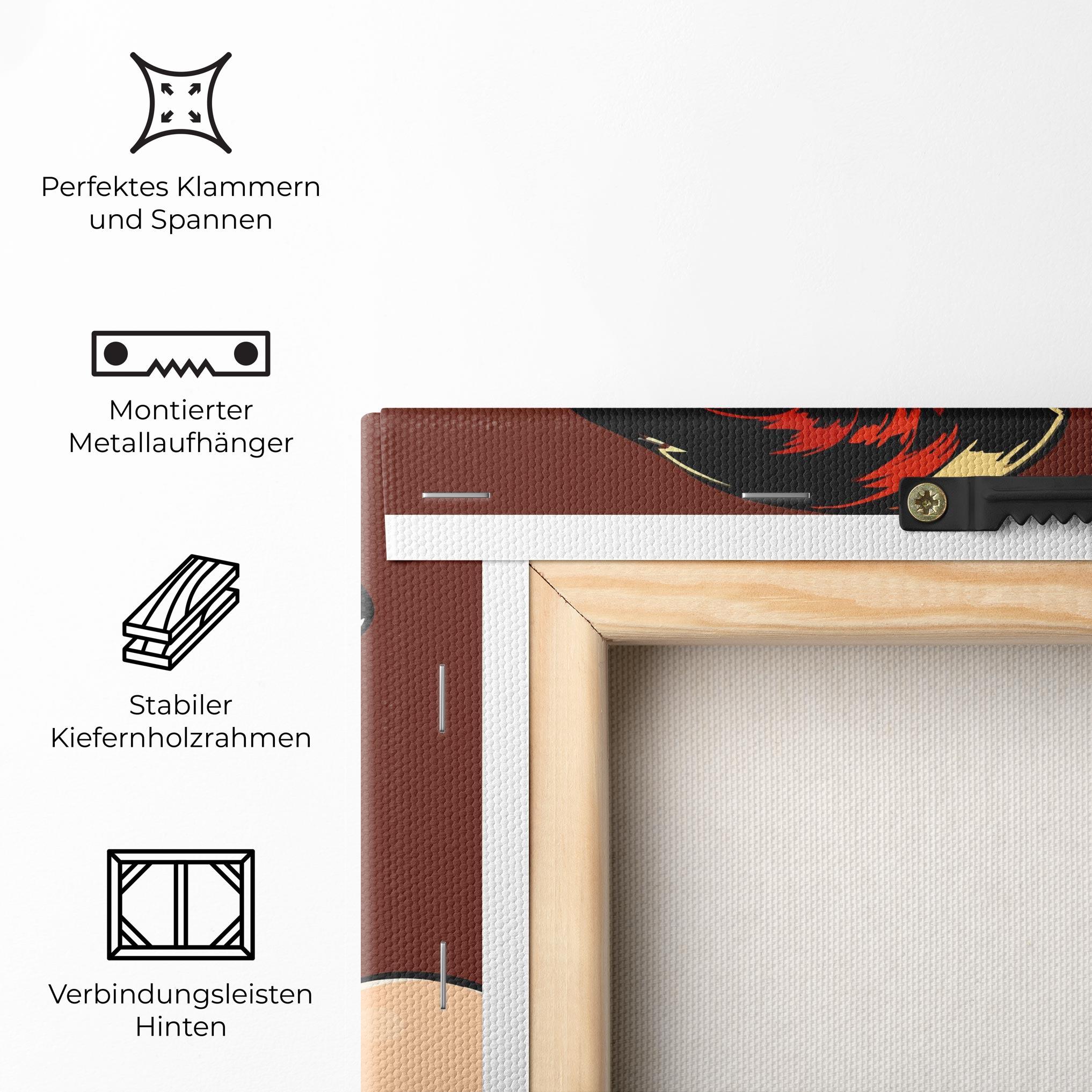 Leinwandbild Pop Beautiful Woman mockup 5