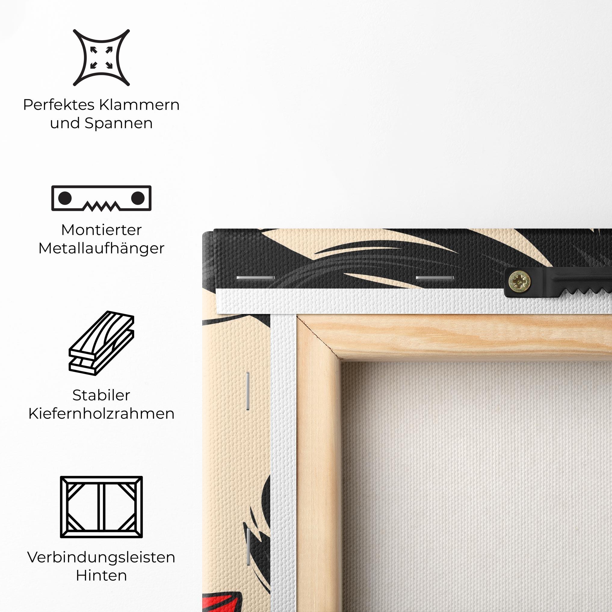 Leinwandbild Pop Crying mockup 5