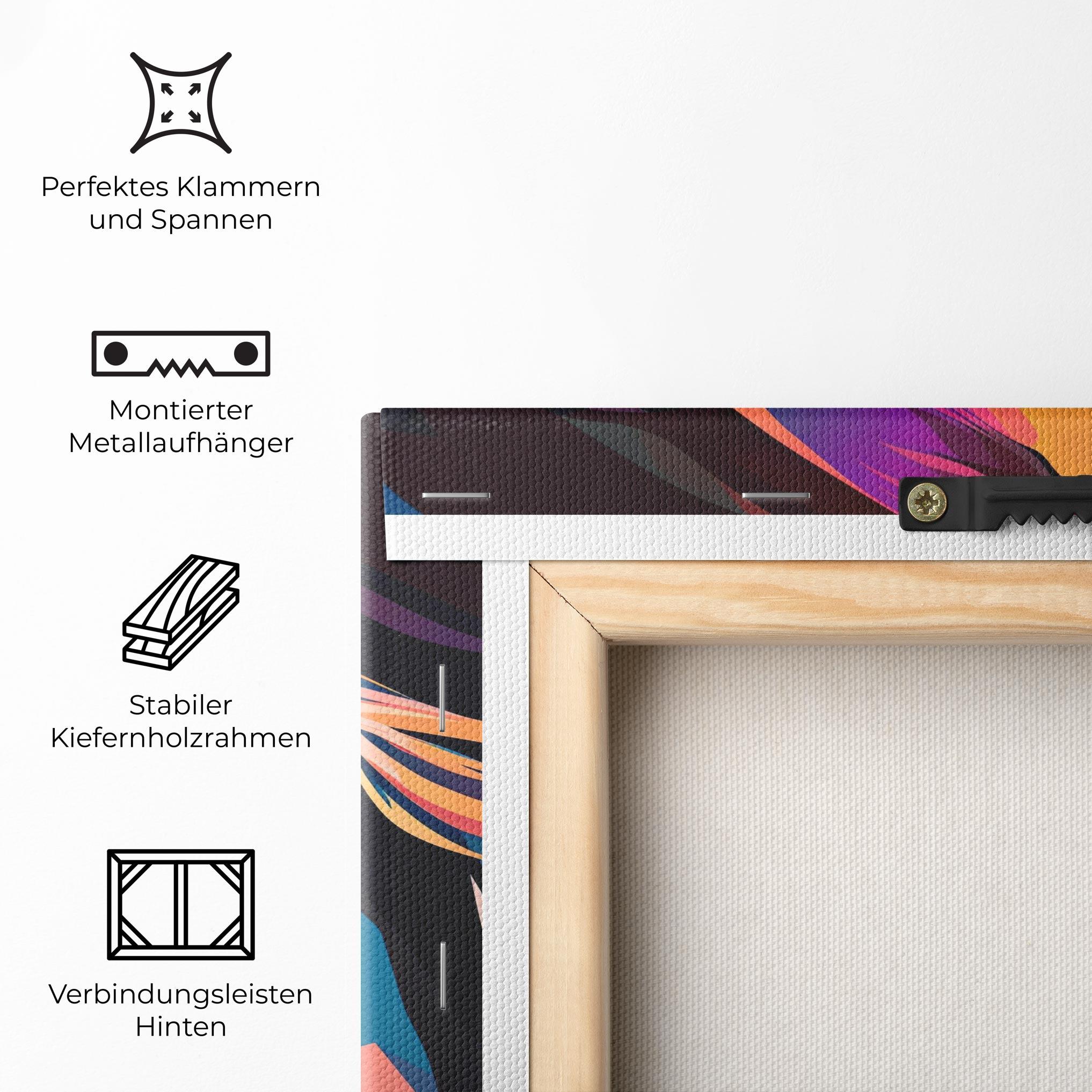 Leinwandbild Worm Pop Light mockup 5