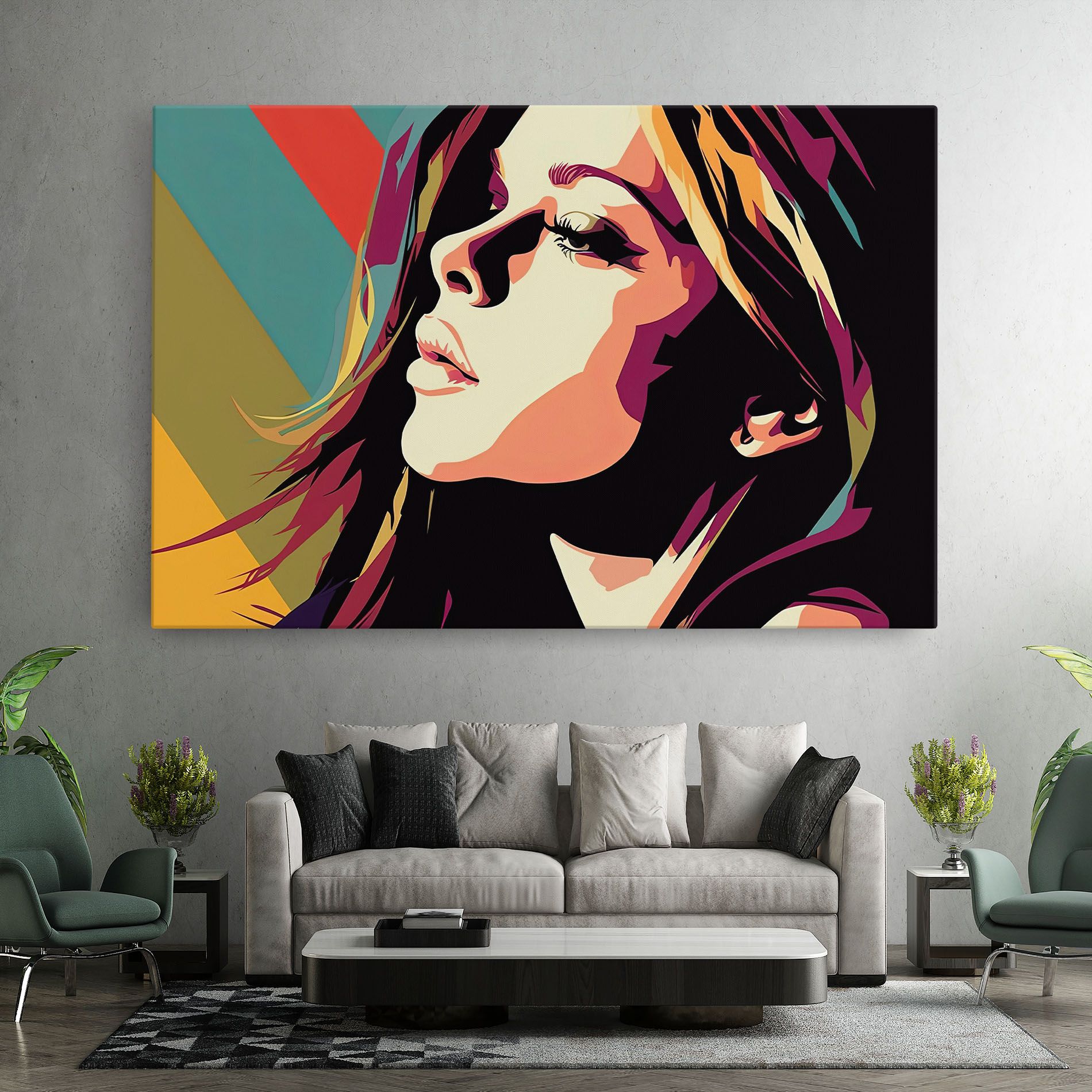 Cream Pop Art mockup 7