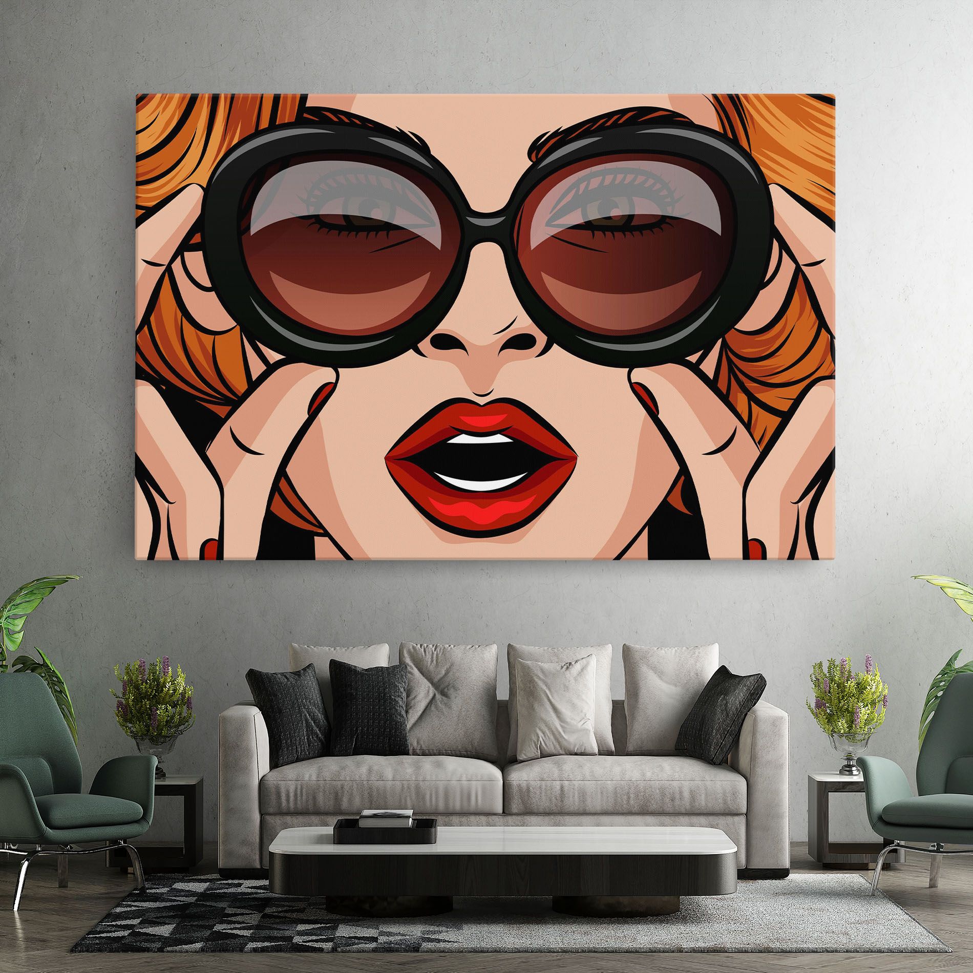 Pop Glasses Woman mockup 7