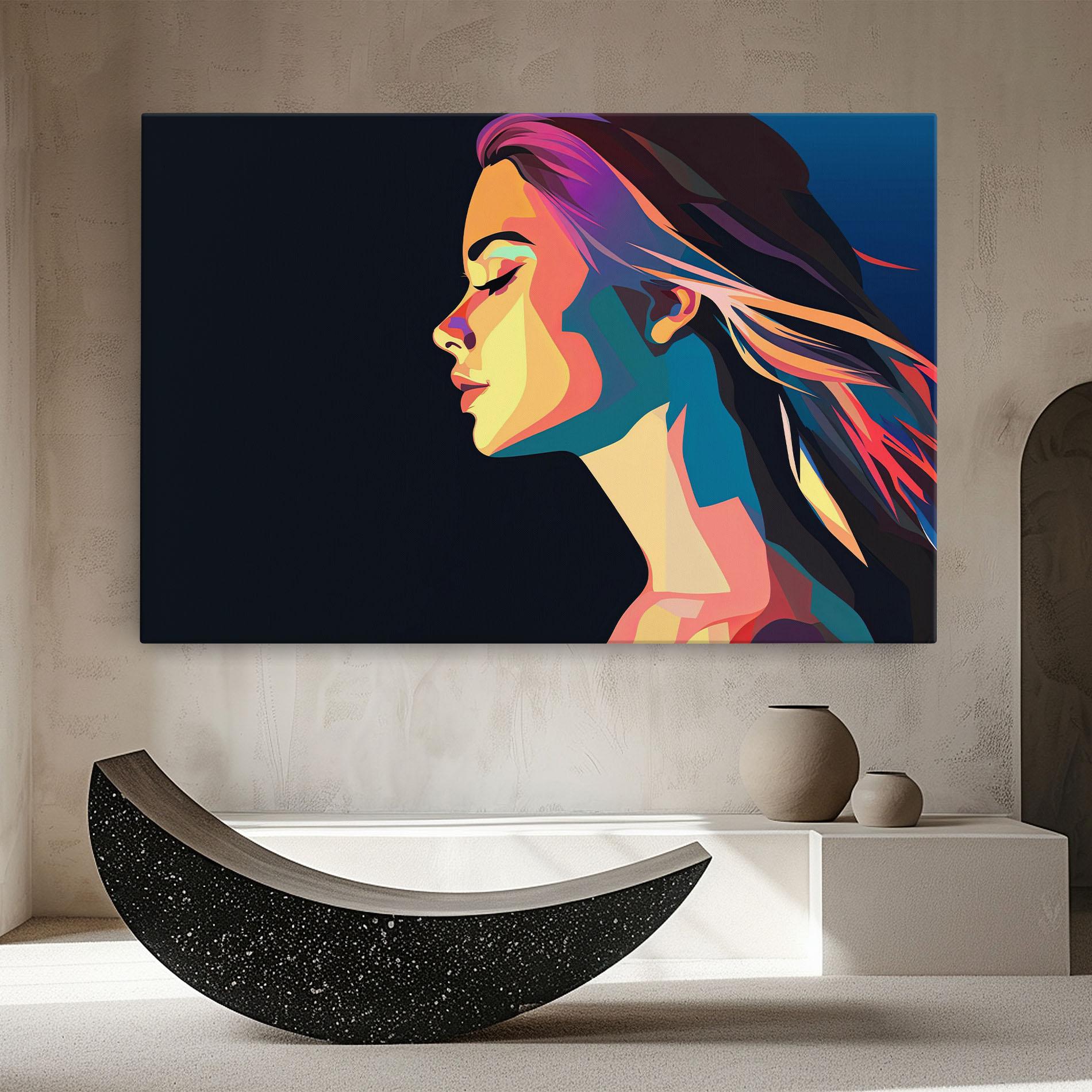 Leinwandbild Worm Pop Light mockup 8