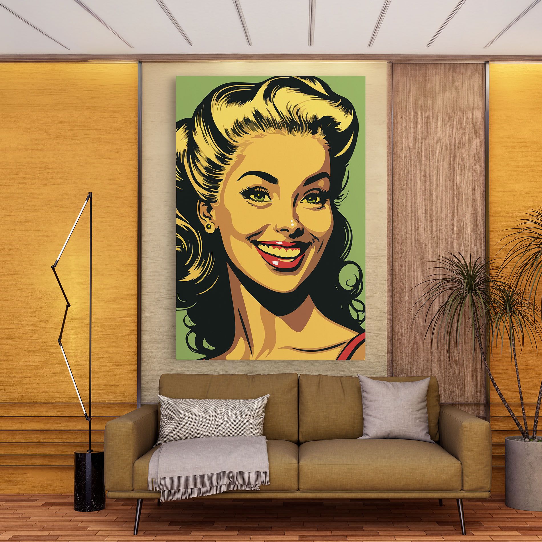 Green Light Pop Lady mockup 9