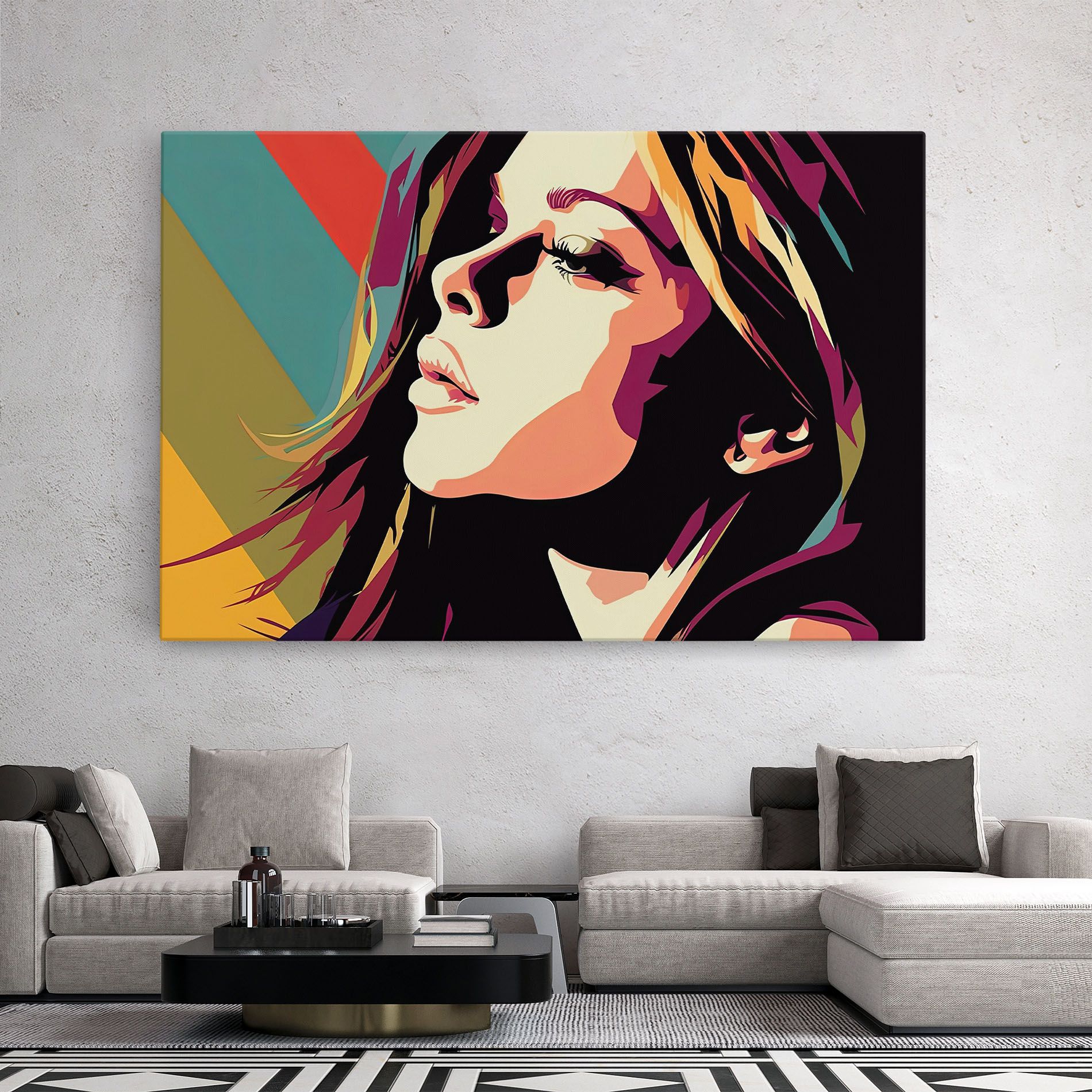 Cream Pop Art mockup 2