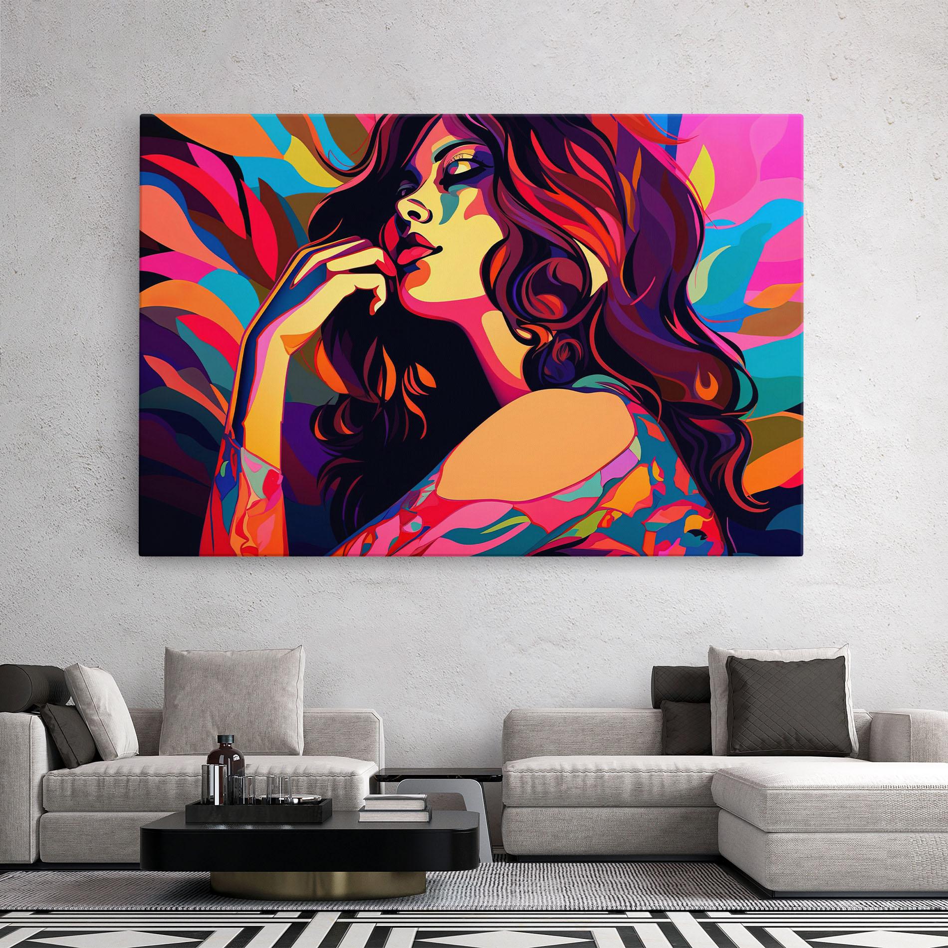 Leinwandbild Pop Color Mix mockup 2