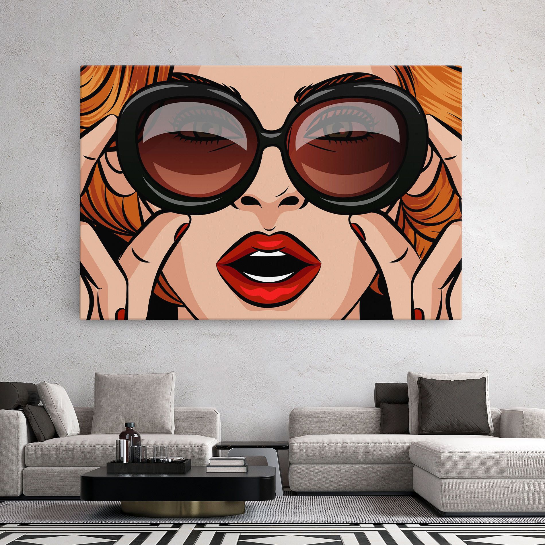Pop Glasses Woman mockup 2