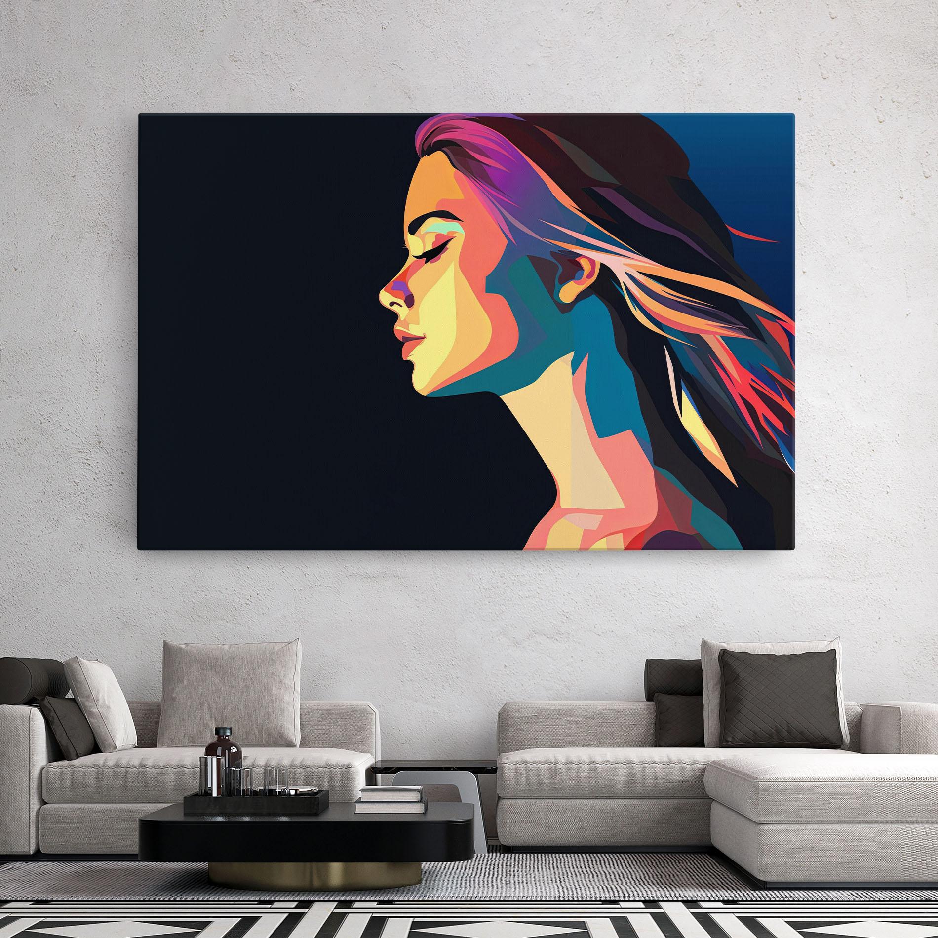 Leinwandbild Worm Pop Light mockup 2