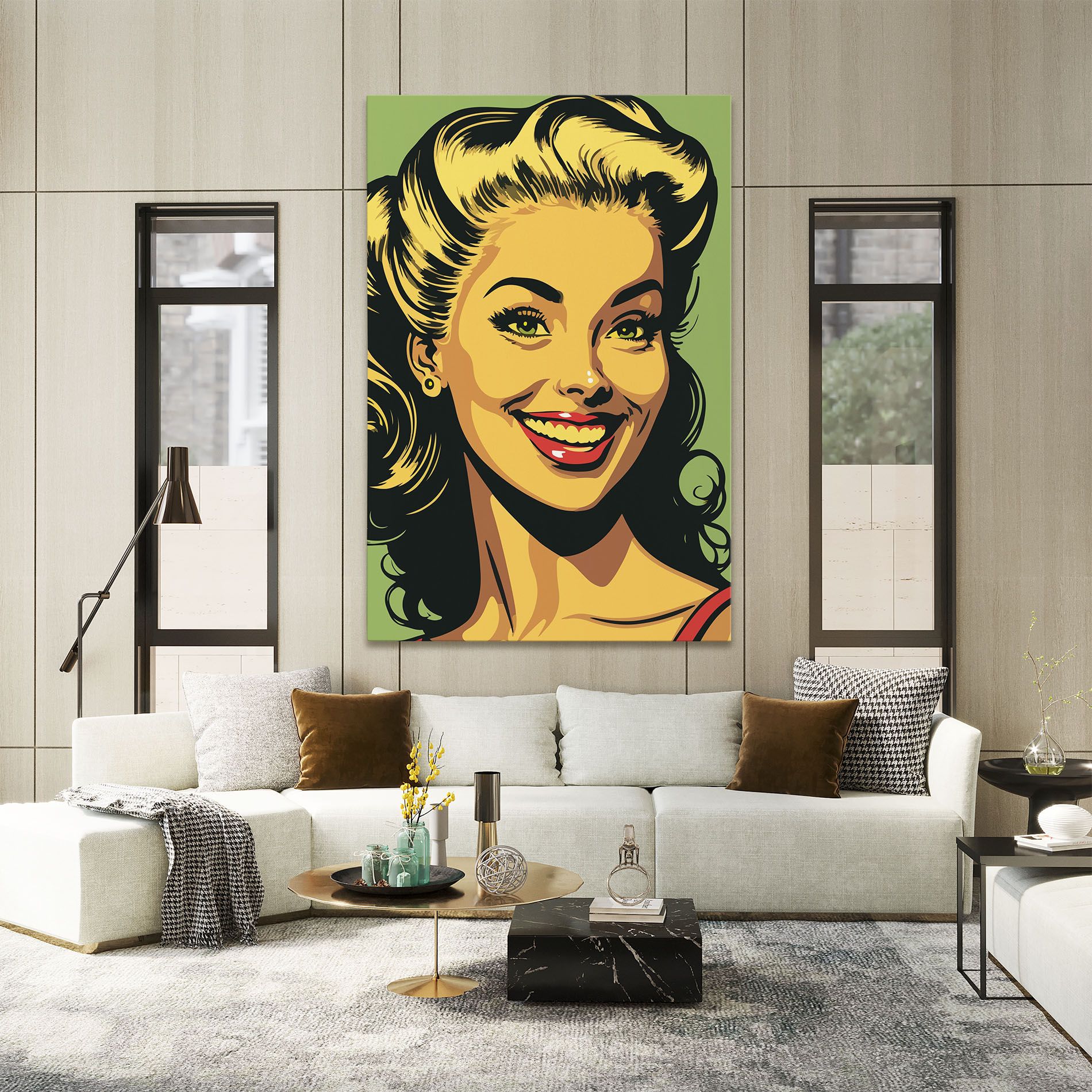 Green Light Pop Lady mockup 2