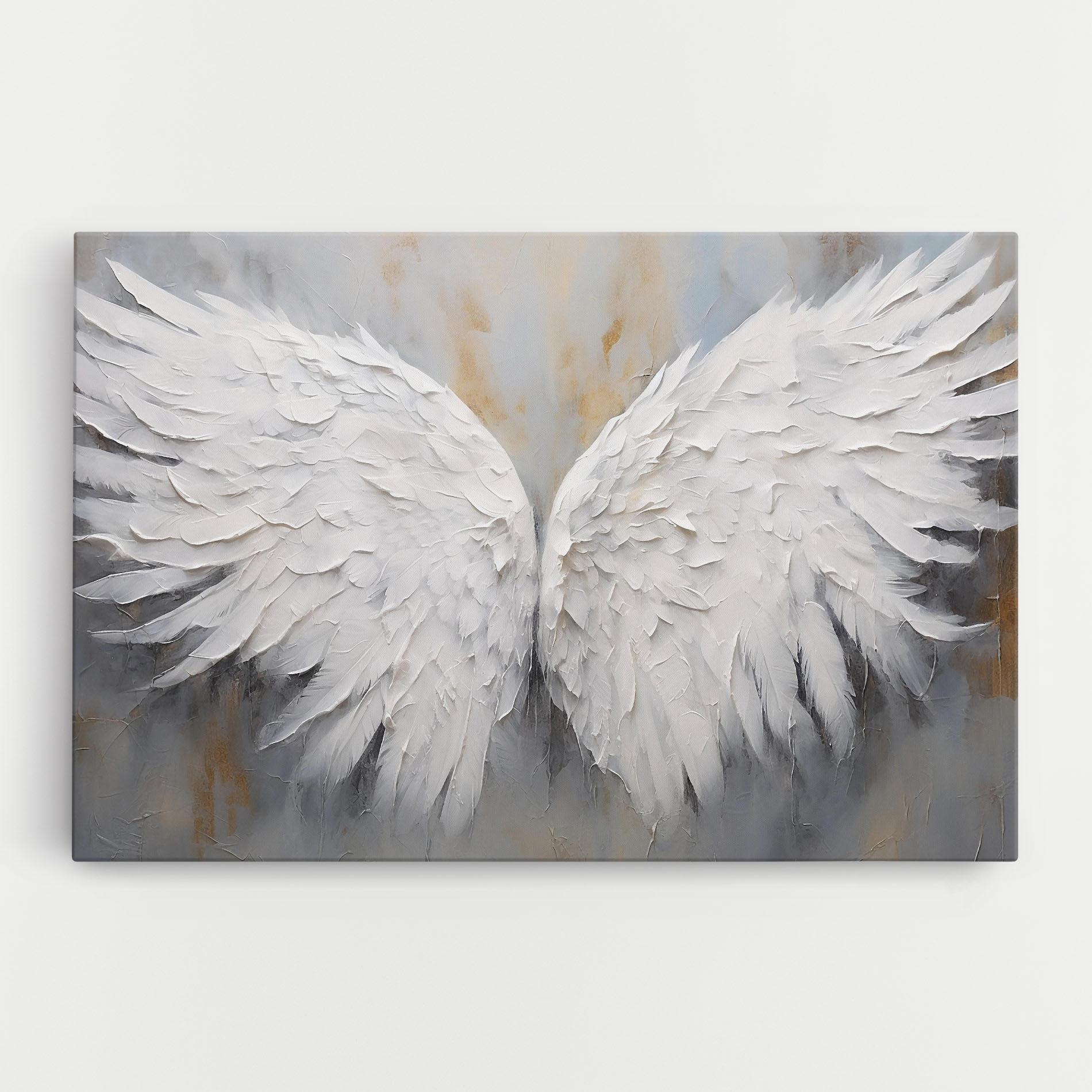 Leinwandbild Pretty Angel Wings mockup 0