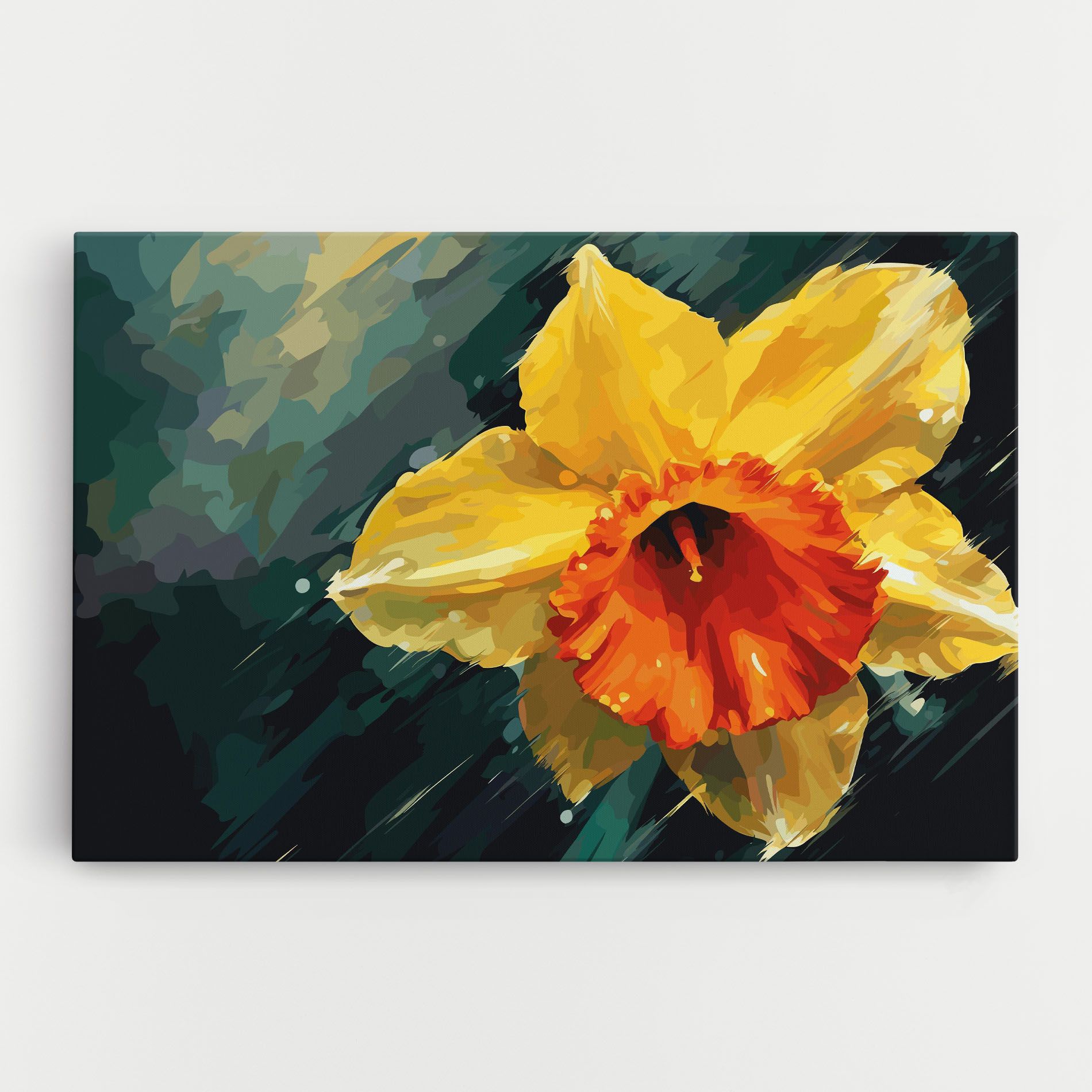 Yellow Flower Art mockup 0