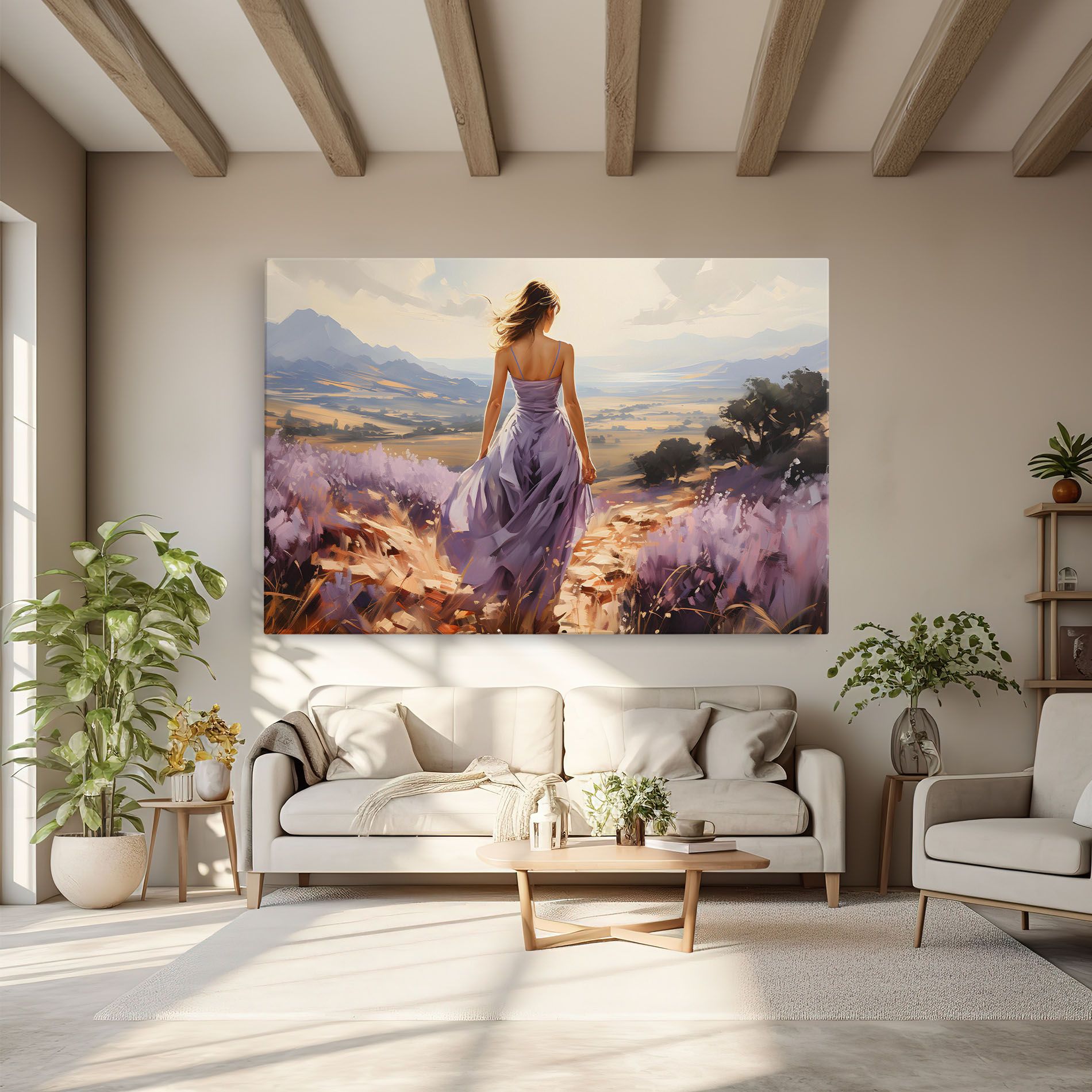 Purple Dress Woman mockup 6