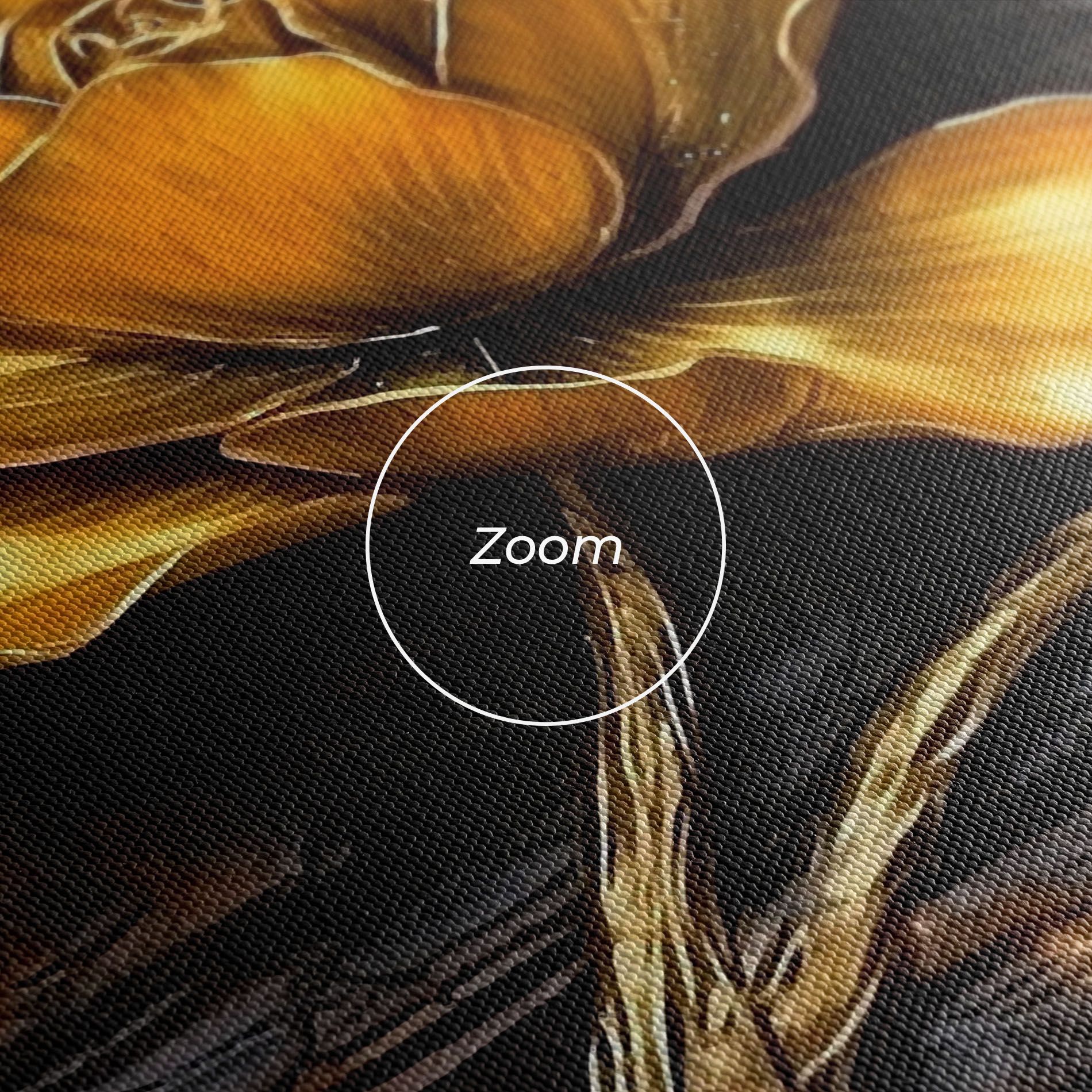 Golden Rose On Wood mockup 3