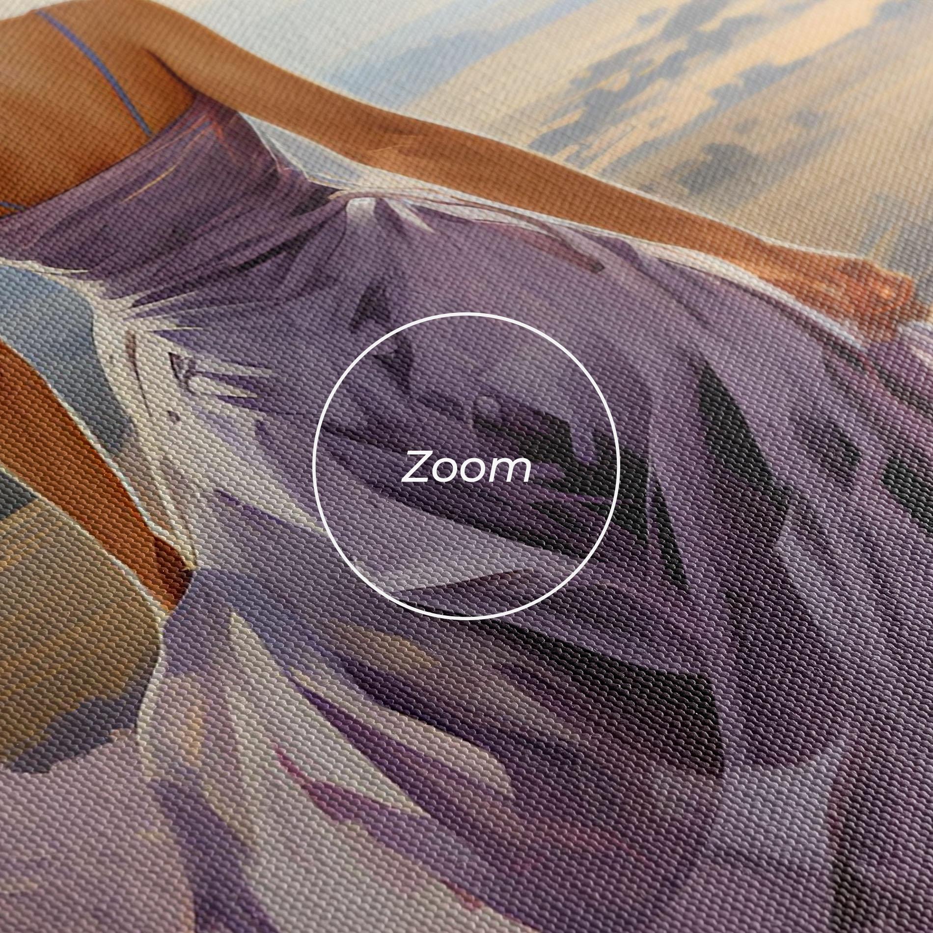 Leinwandbild Purple Dress Woman mockup 3