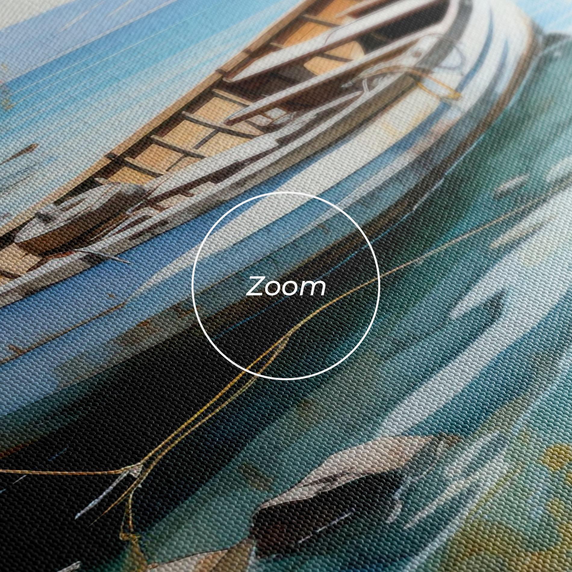 Leinwandbild Sailing Boat mockup 3