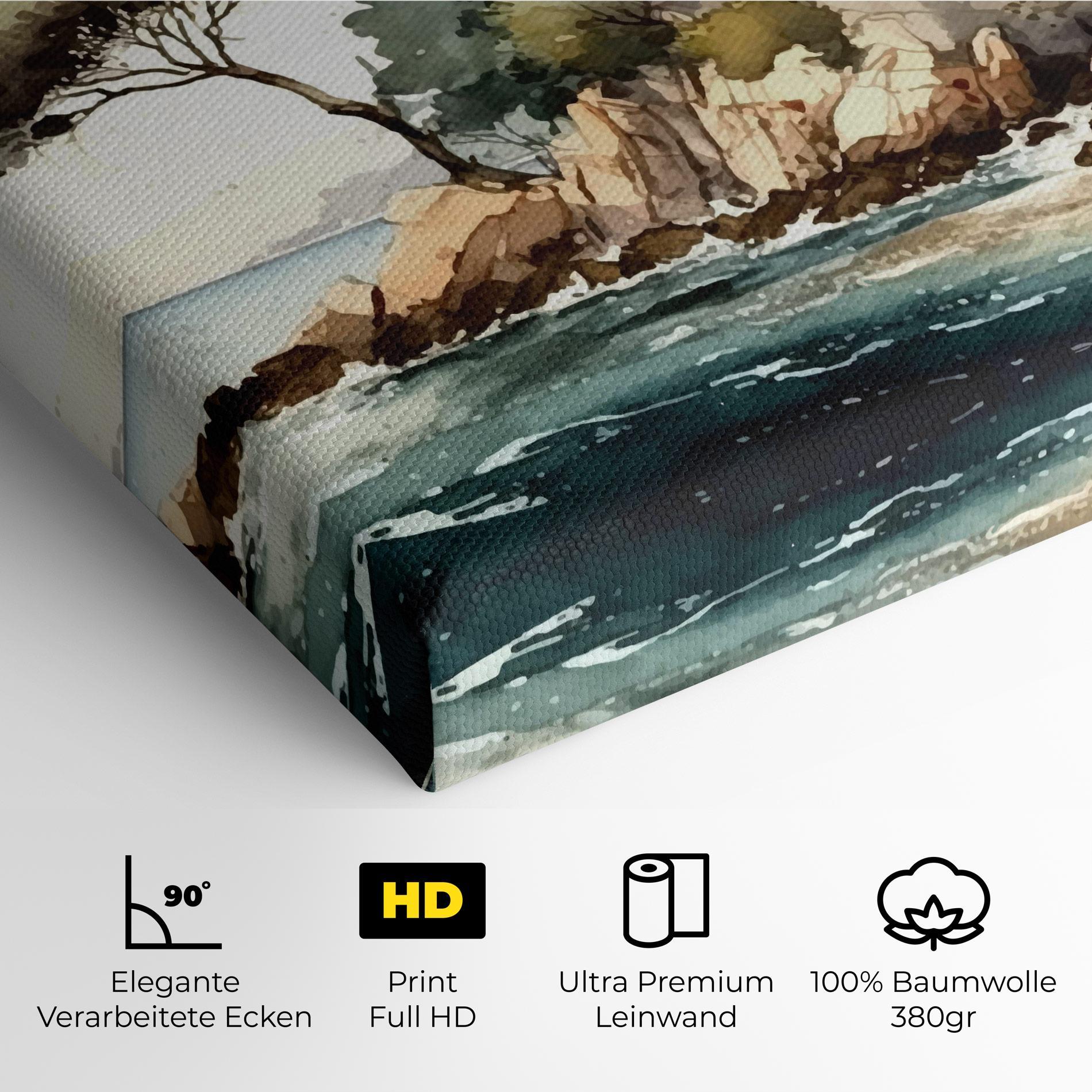 Leinwandbild Stunning Painting mockup 4