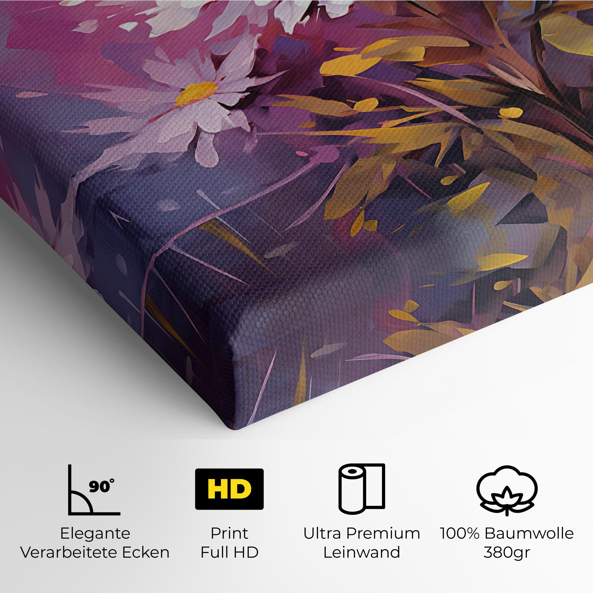 White Flower On Purple mockup 4