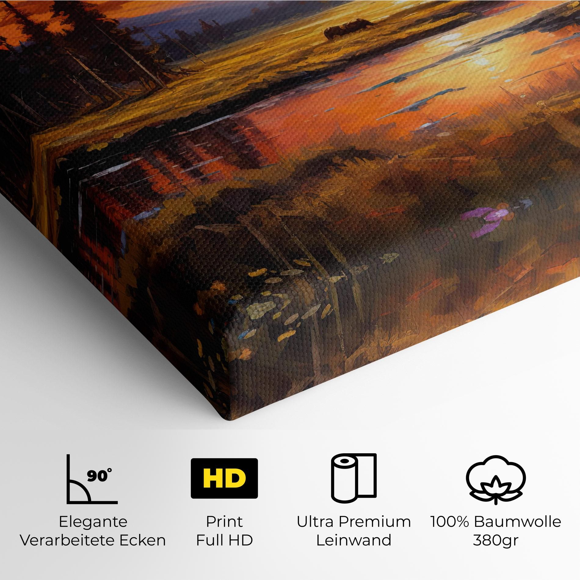 Wild Horses Painting mockup 4