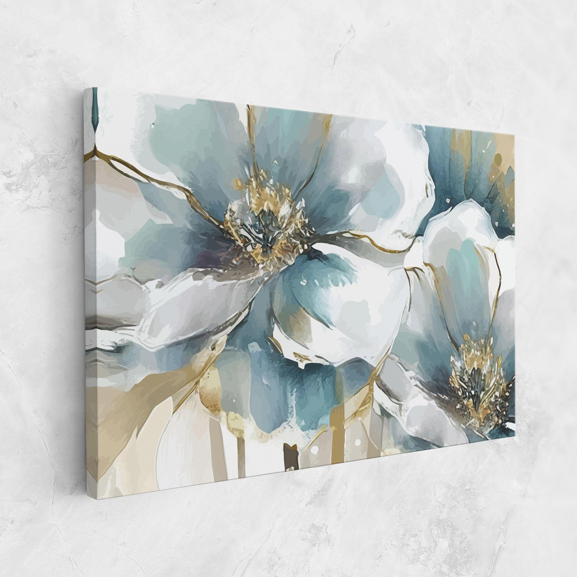 Leinwandbild Flower Mix Art mockup 1
