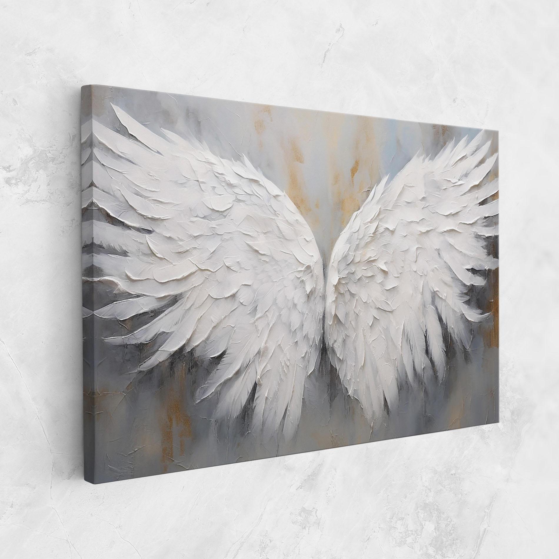 Leinwandbild Pretty Angel Wings mockup 1