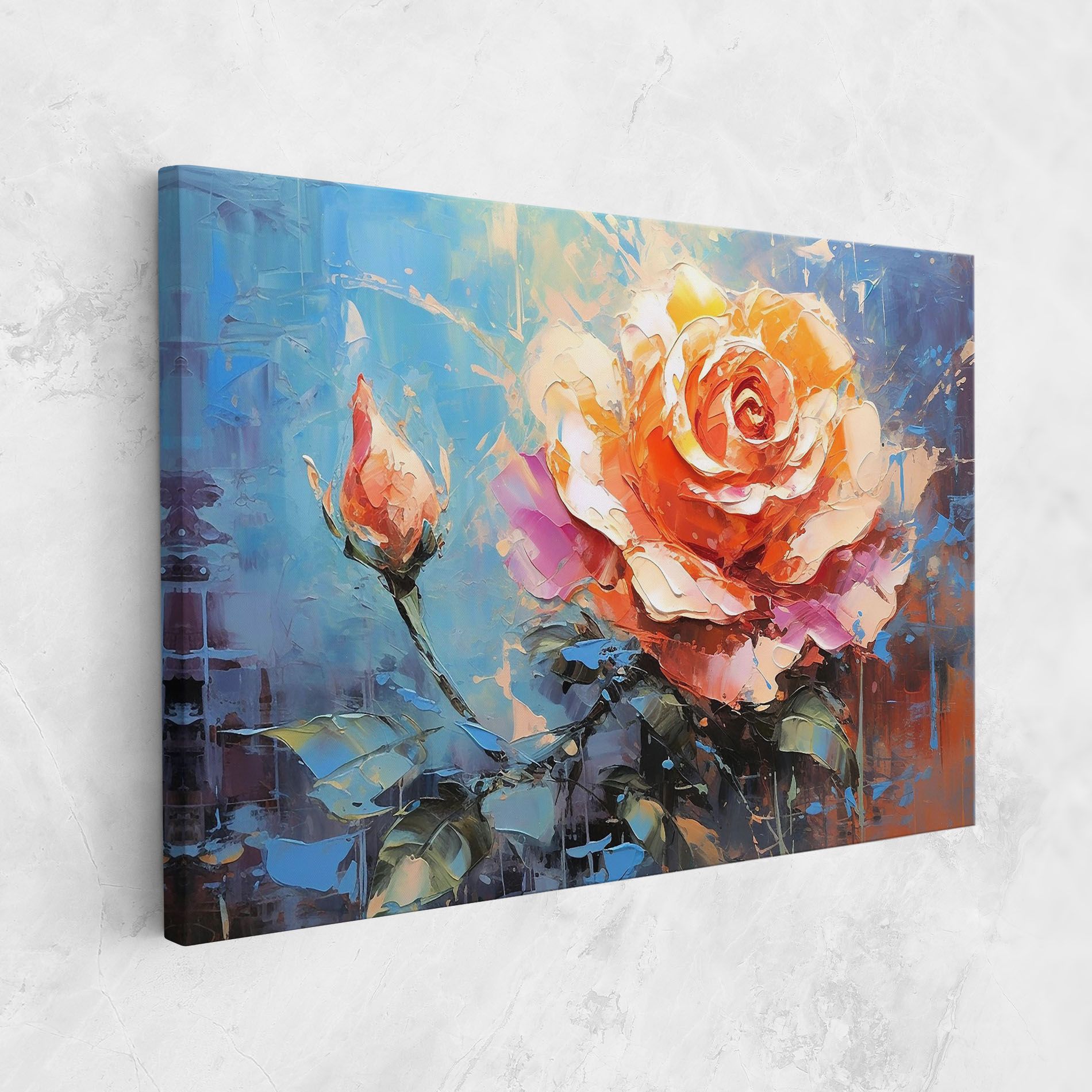 Pretty Pink Rose Art mockup 1