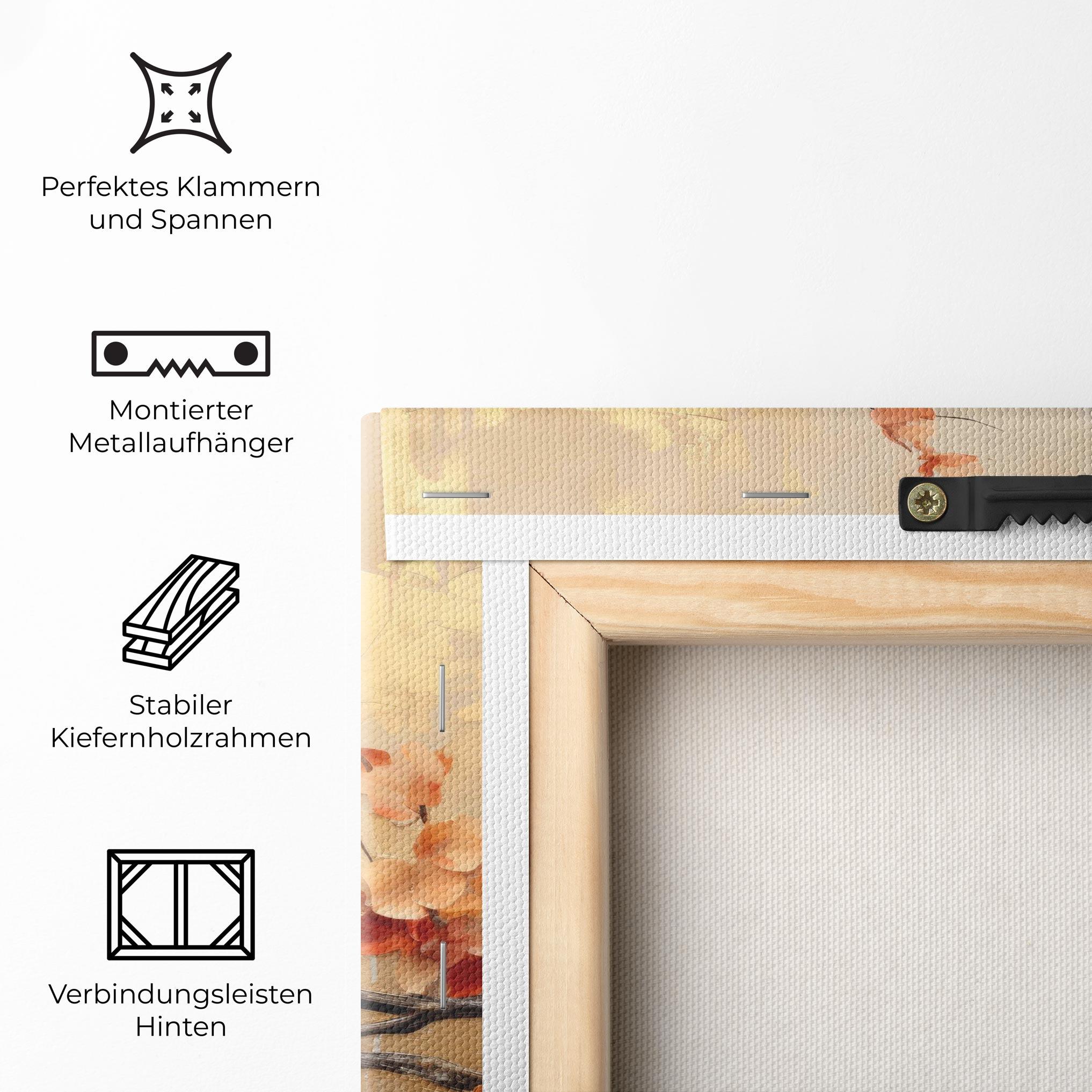 Leinwandbild Autumn Nature Art mockup 5