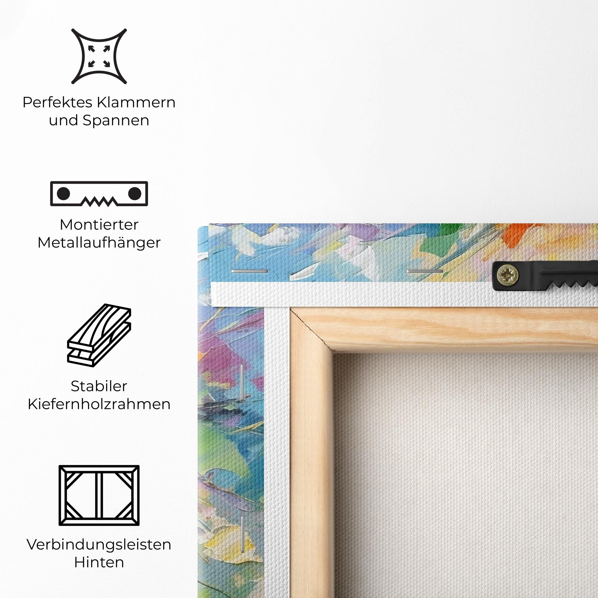 Colorfull Flowers Painting mockup 5