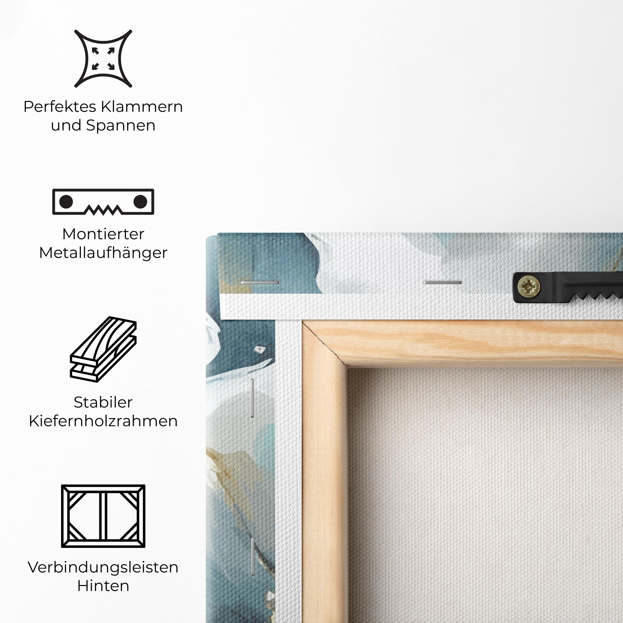 Leinwandbild Flower Mix Art mockup 5