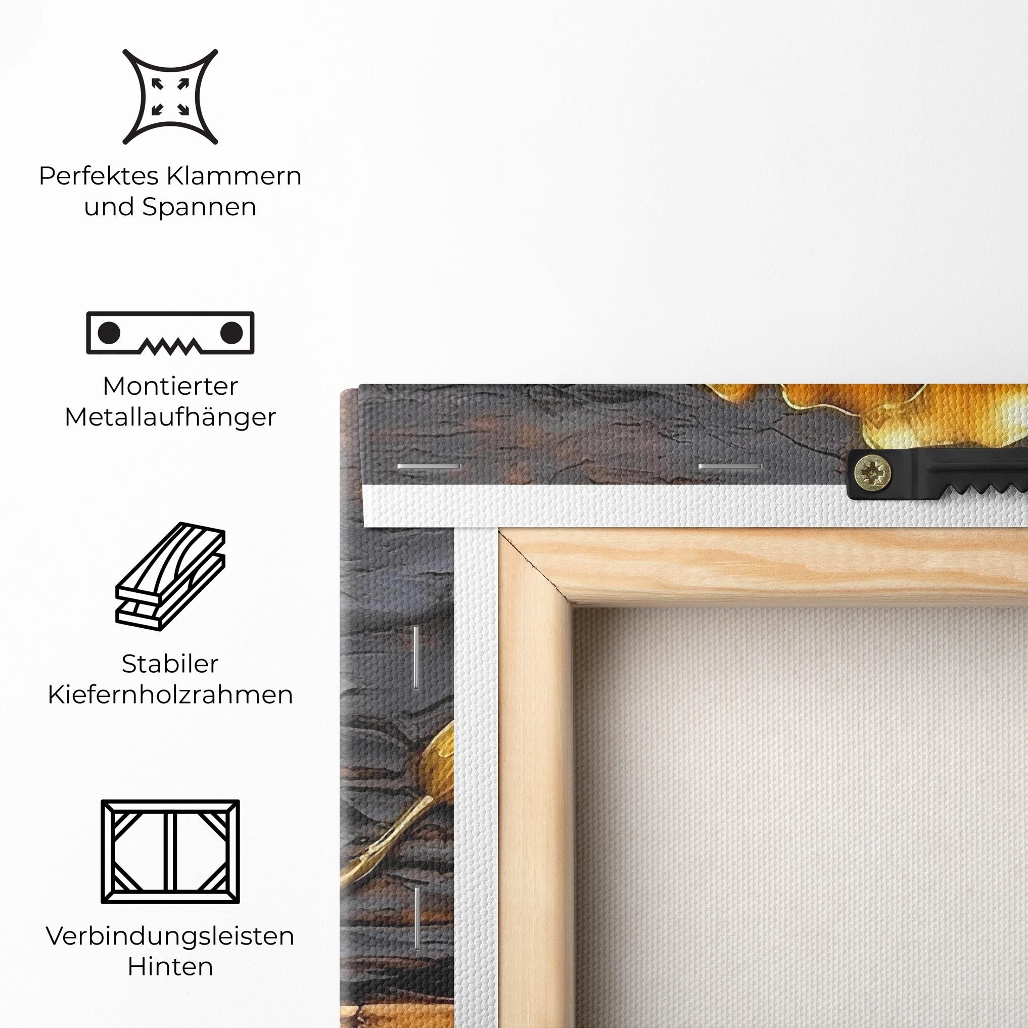 Golden Rose On Wood mockup 5