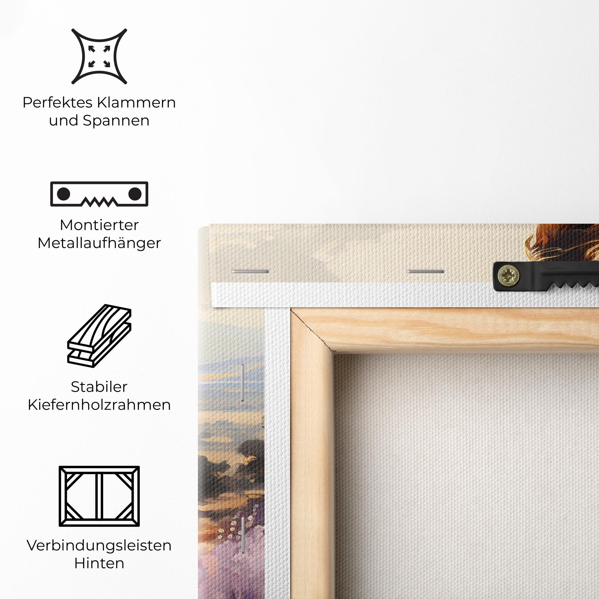 Leinwandbild Purple Dress Woman mockup 5