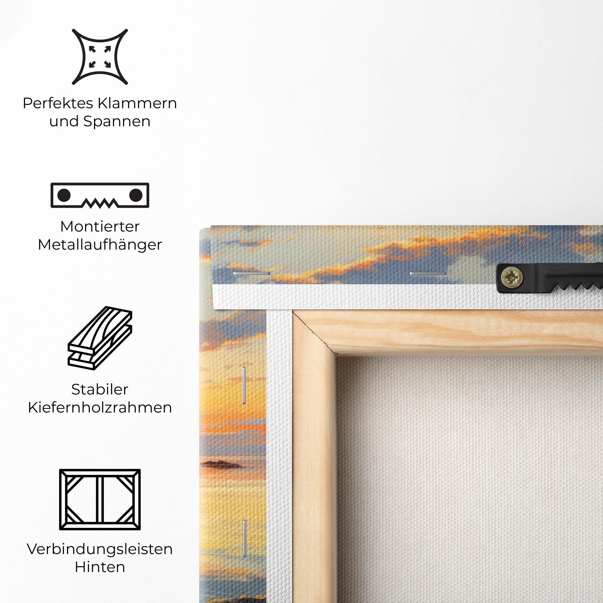 Sunset Sea Art mockup 5