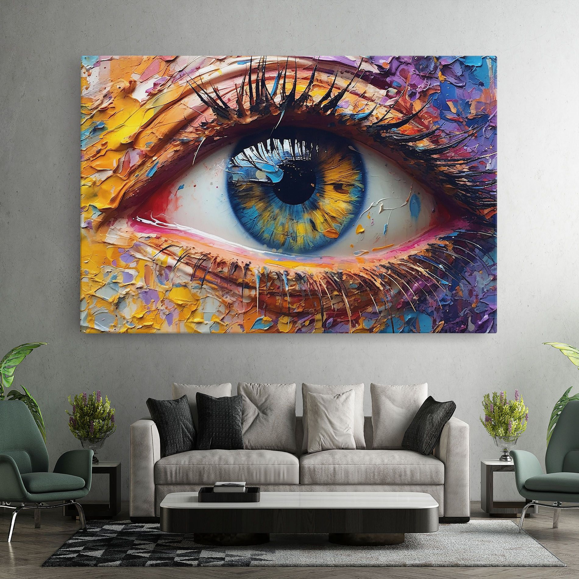 Blue Eyes Art mockup 7