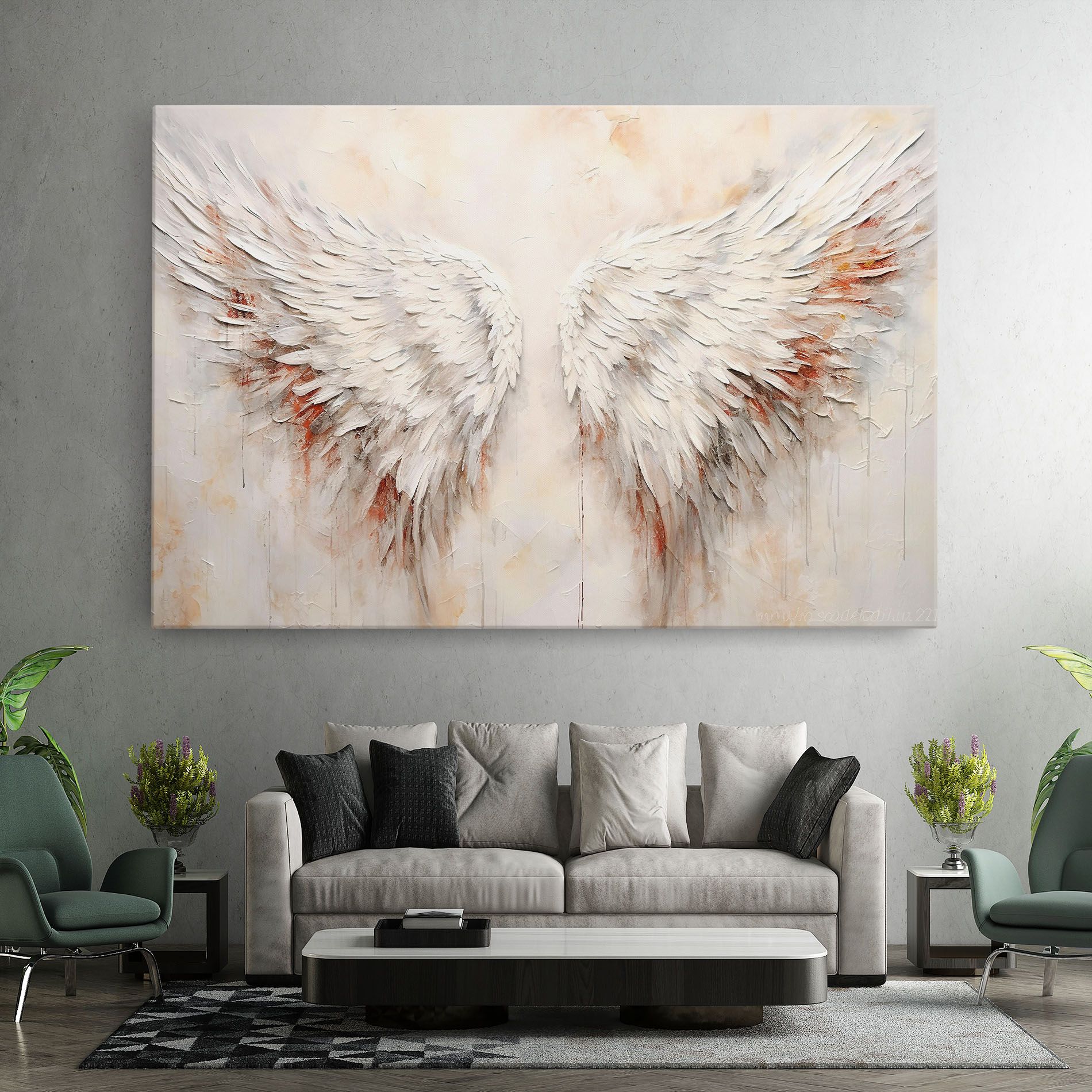 White Bloody Wings mockup 7