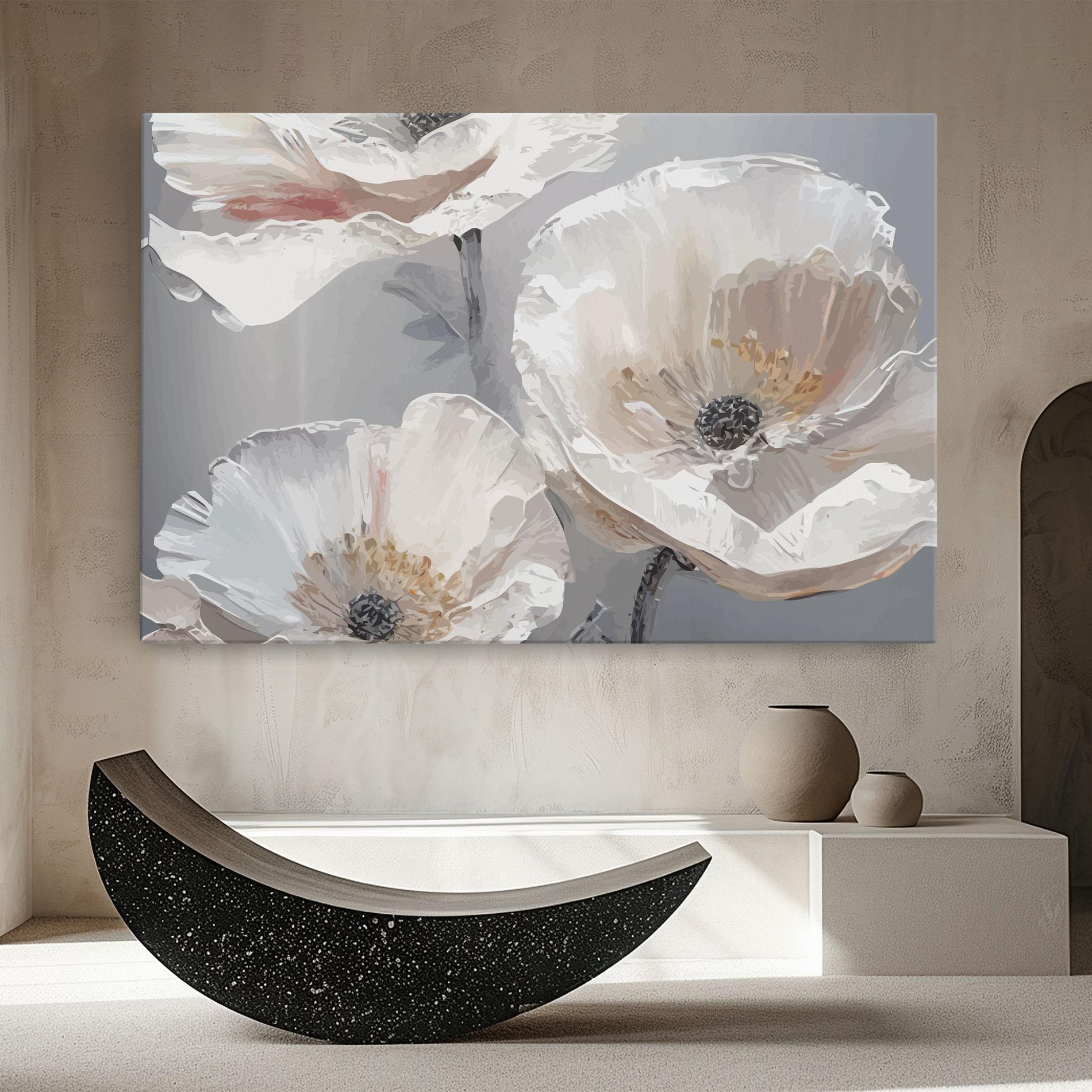 Leinwandbild Cream Mix Flower mockup 8