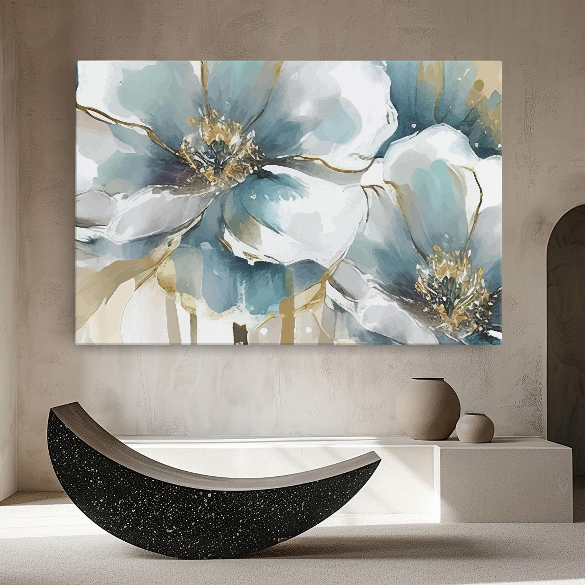 Leinwandbild Flower Mix Art mockup 8