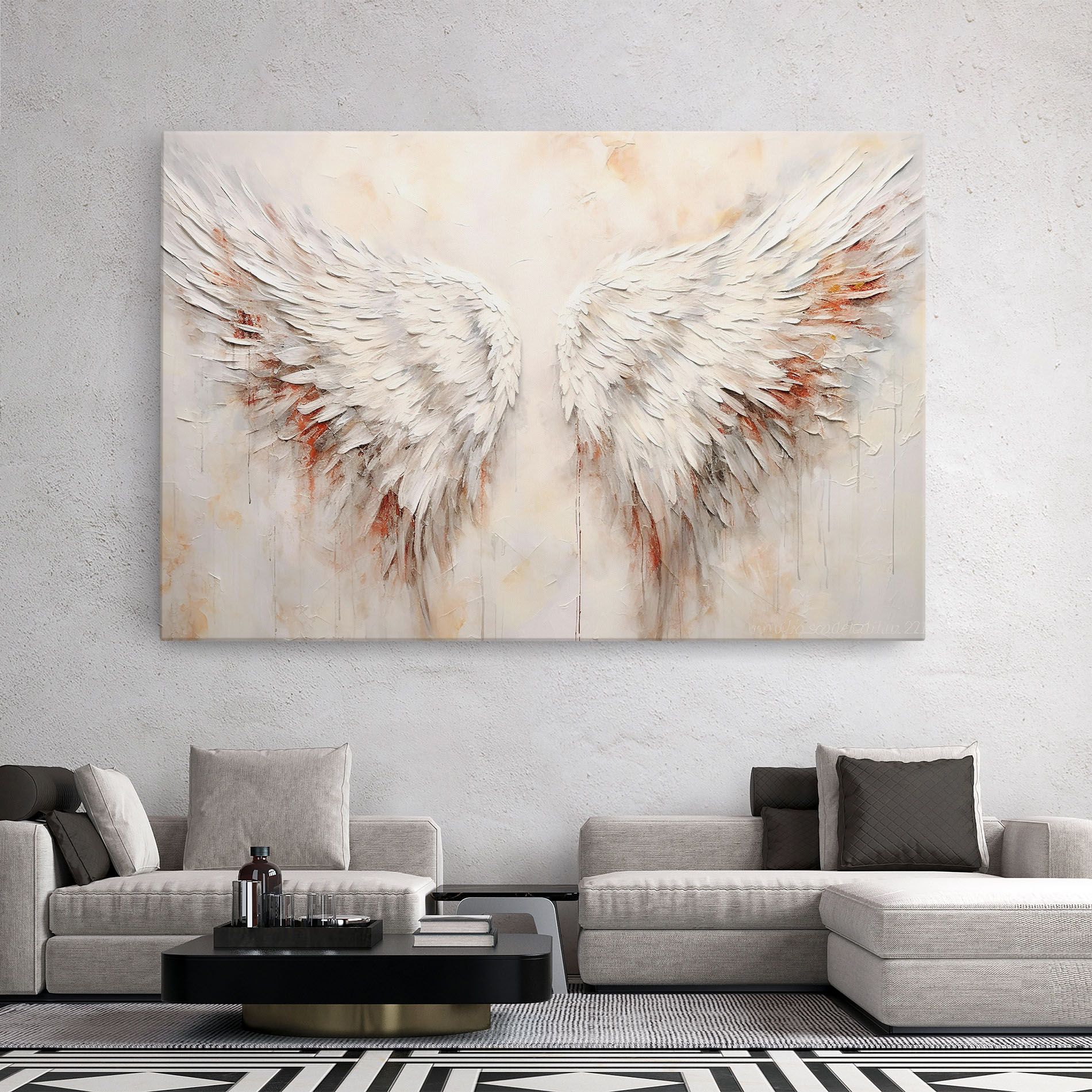 White Bloody Wings mockup 2