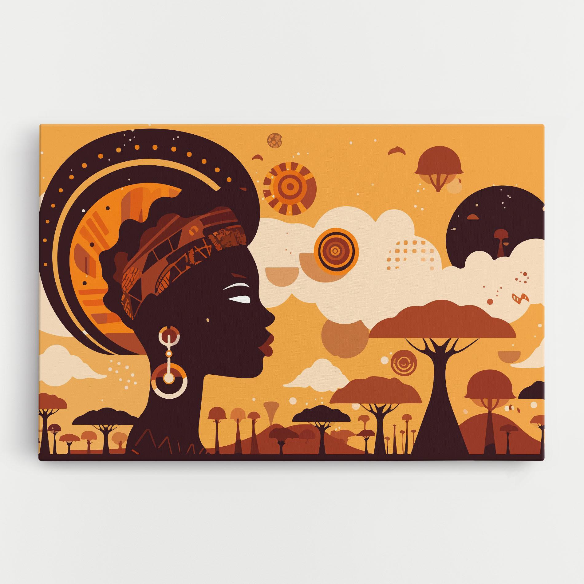 Leinwandbild African Art mockup 0