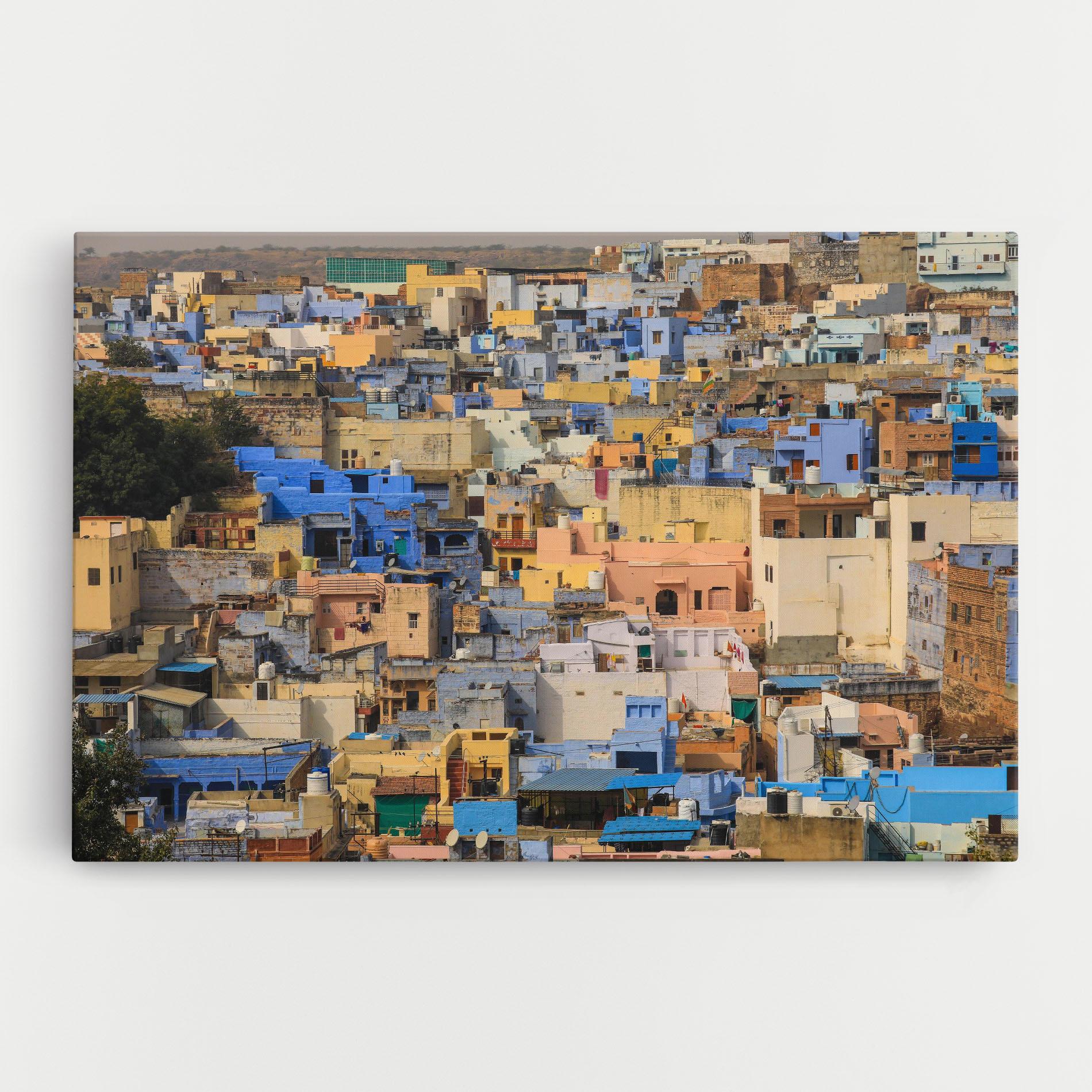 Leinwandbild Rajasthan View India mockup 0