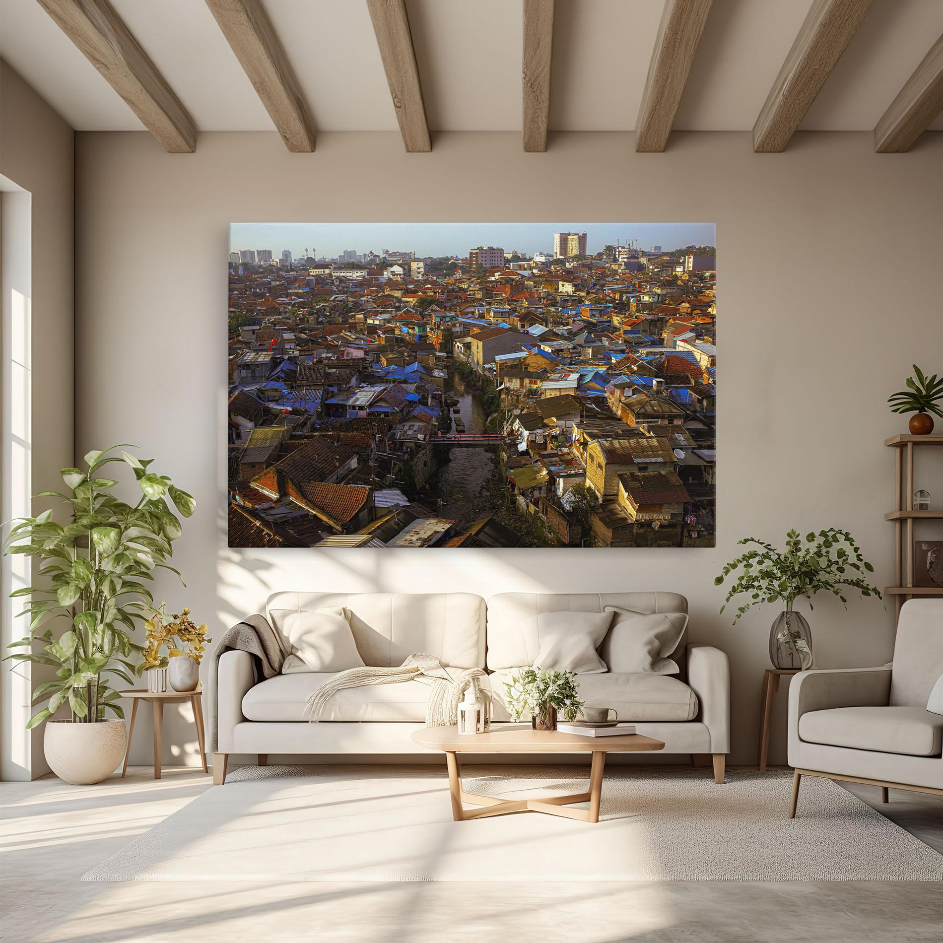 Leinwandbild Bandung Golden Hour mockup 6