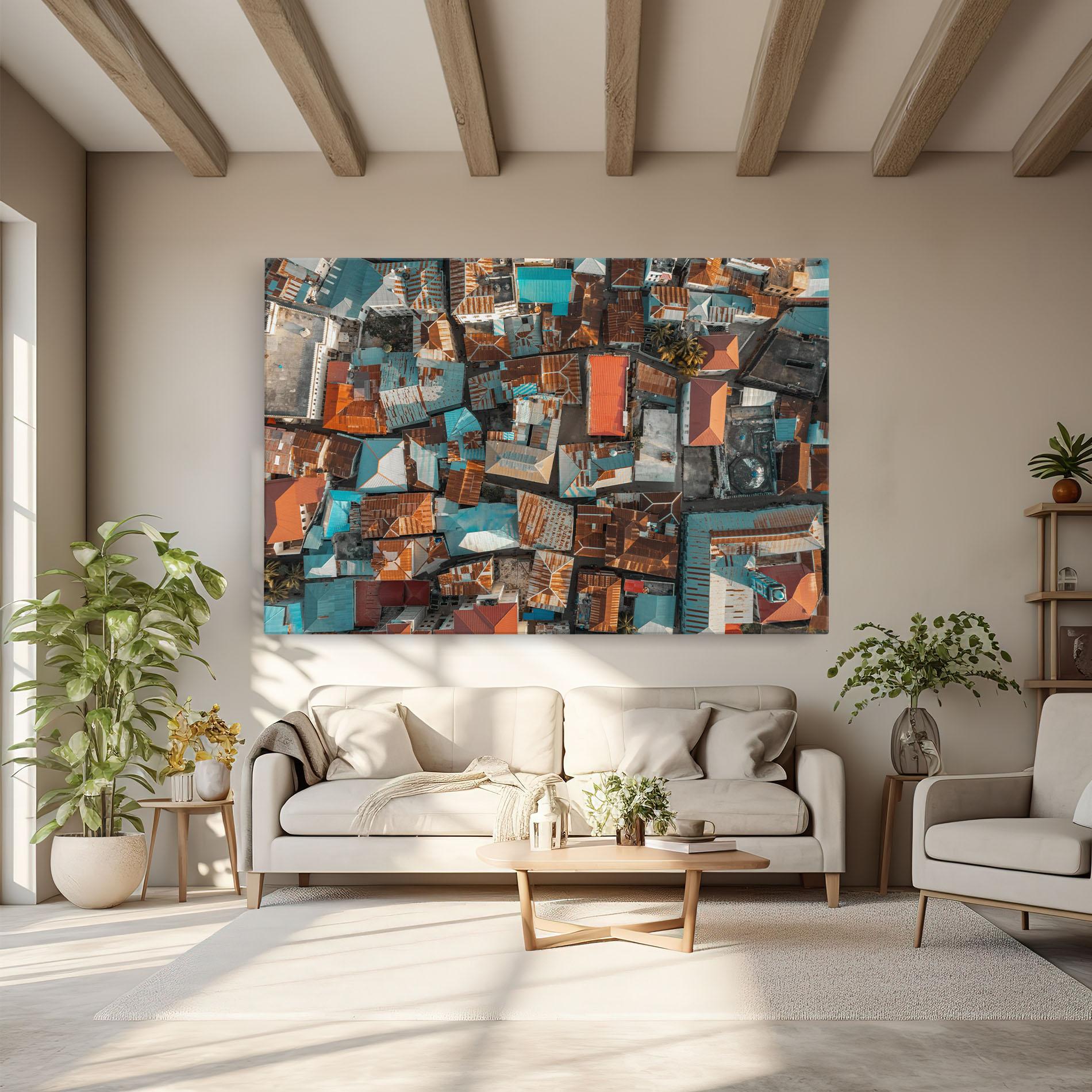 Leinwandbild Island Tanzania mockup 6