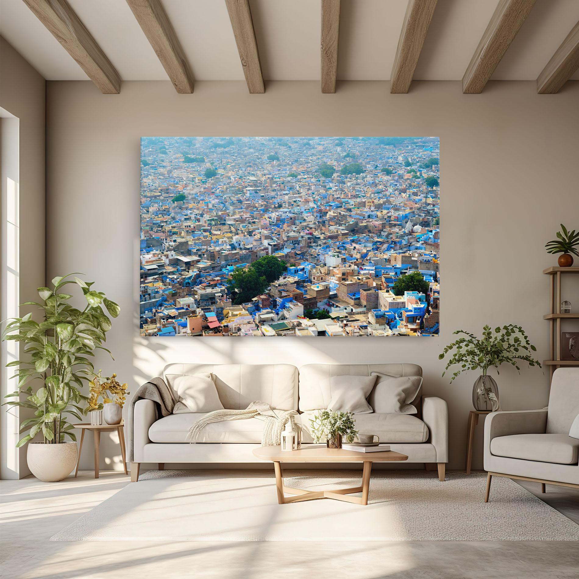 Leinwandbild Rajasthan India Buildings mockup 6