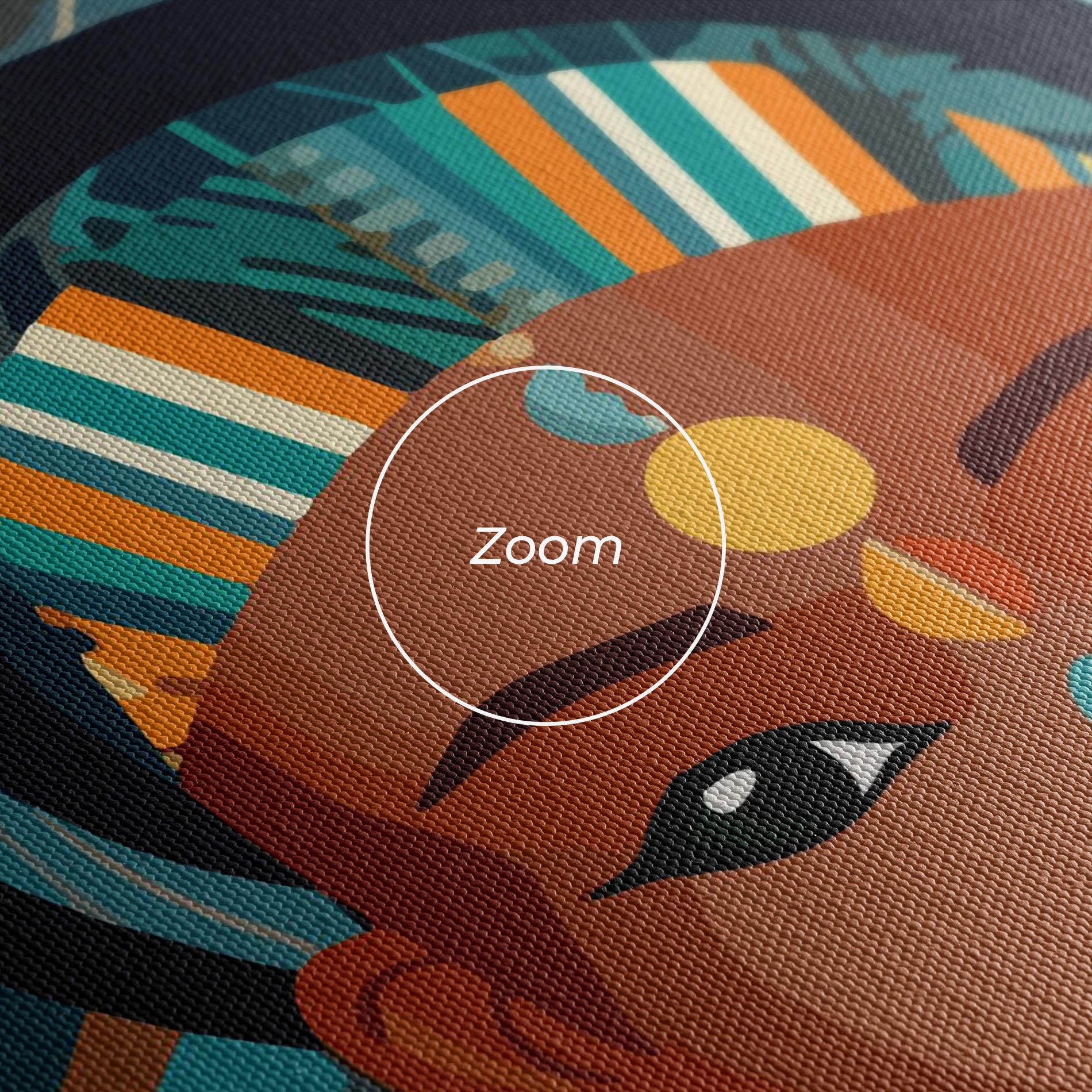 Leinwandbild African Colorful Child mockup 3