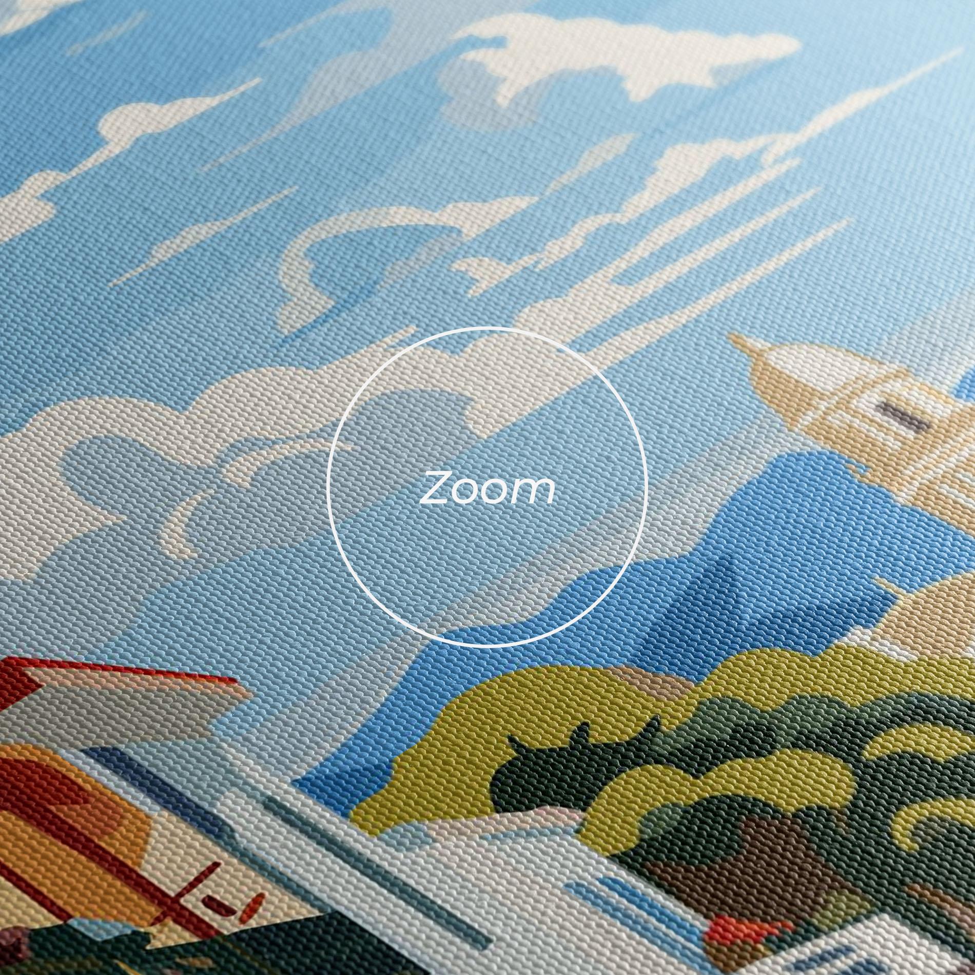 Leinwandbild African Street mockup 3