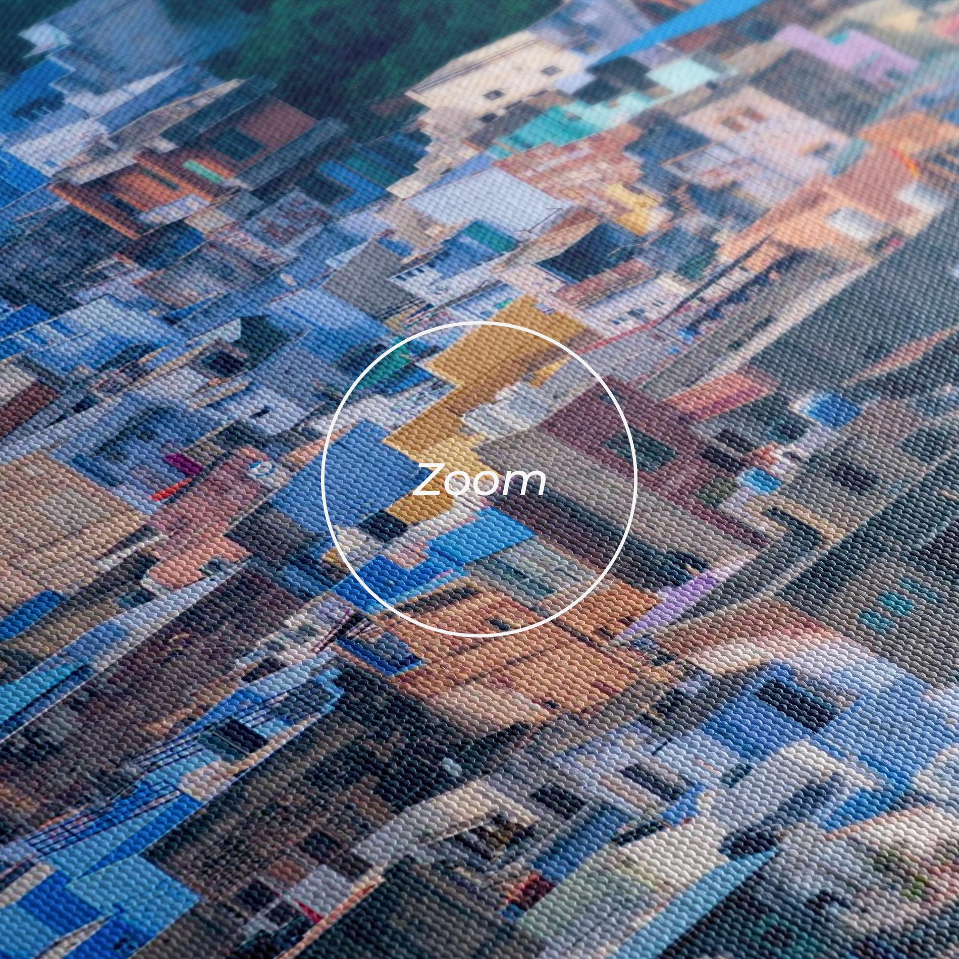 Leinwandbild Blue City India mockup 3