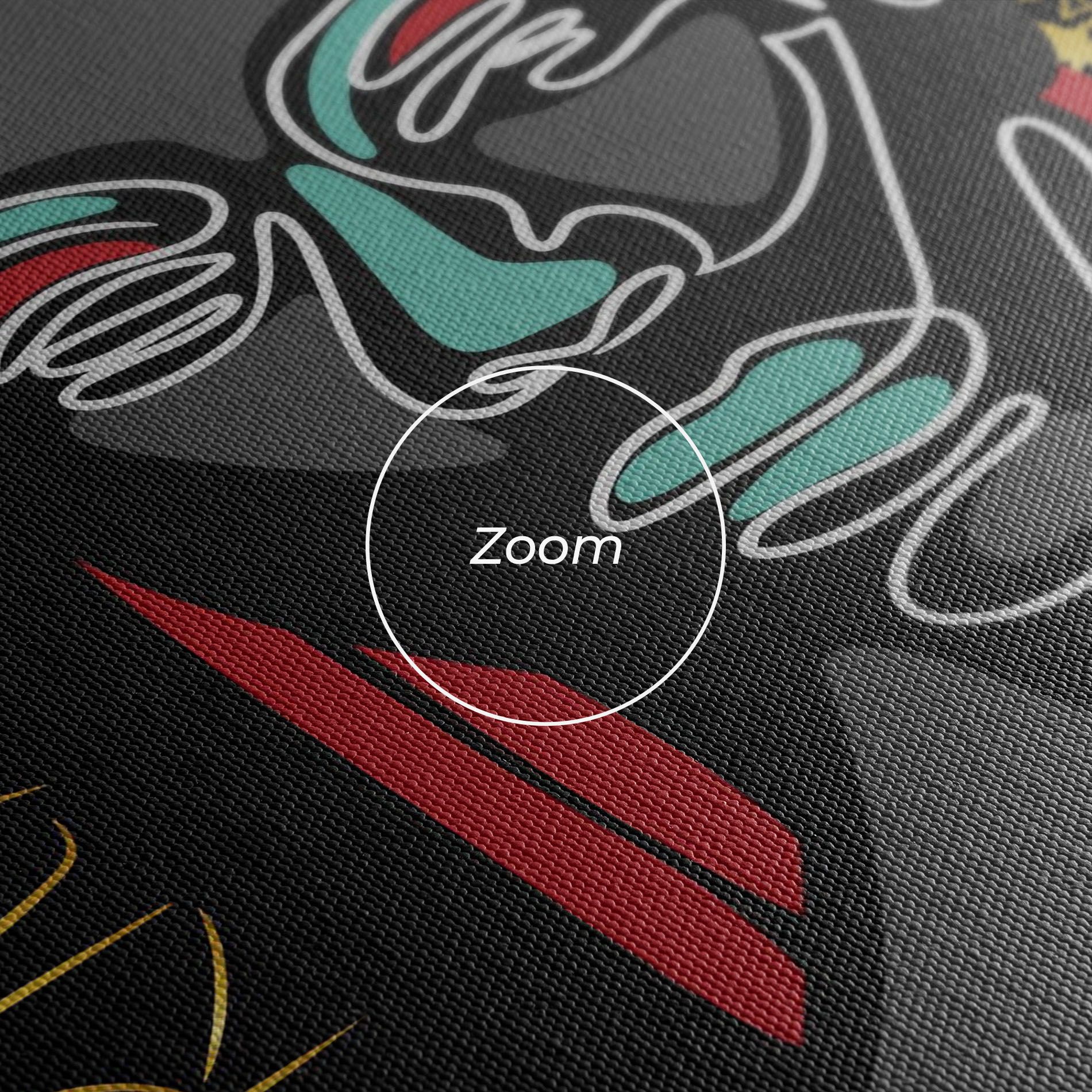 Gold African Girl mockup 3