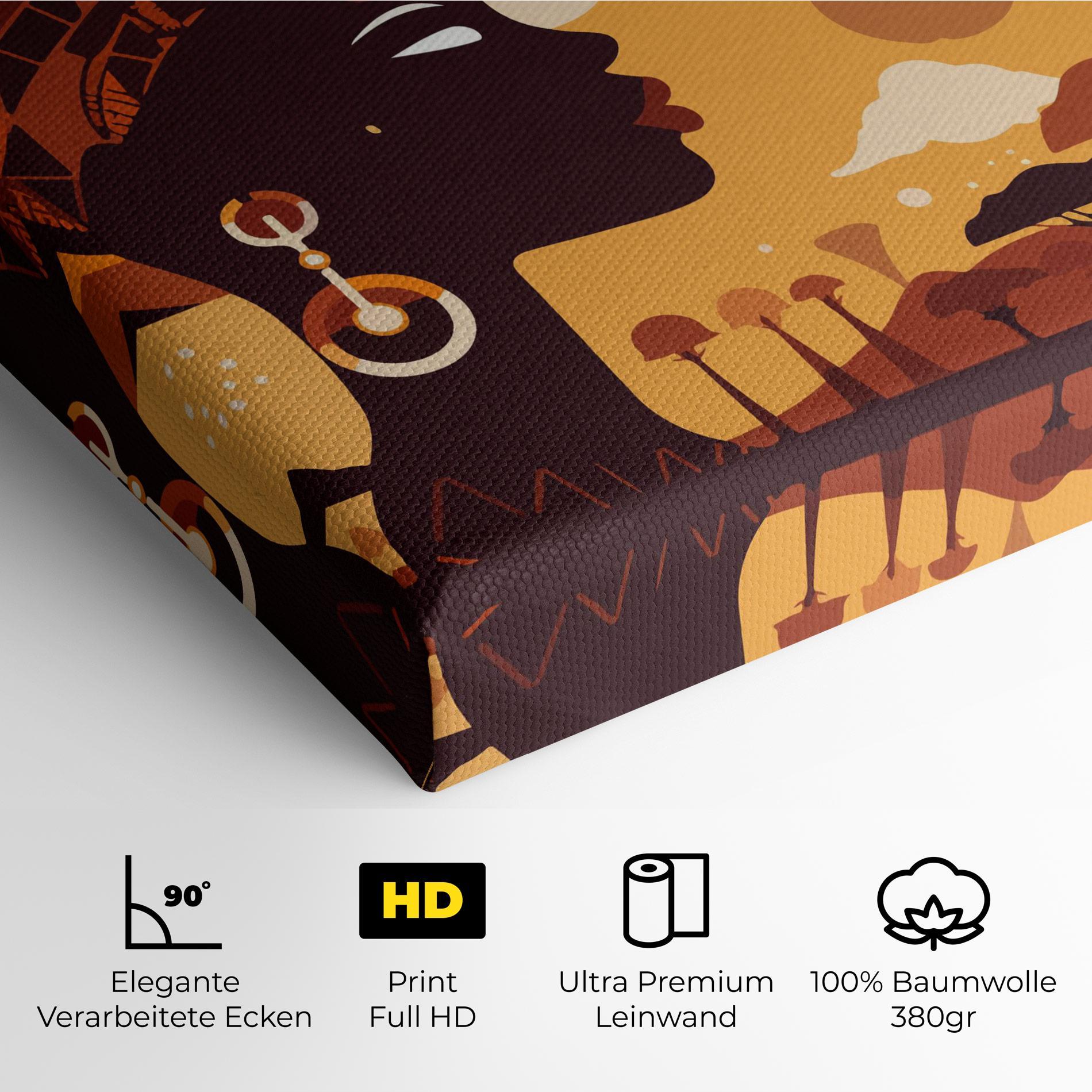 Leinwandbild African Art mockup 4
