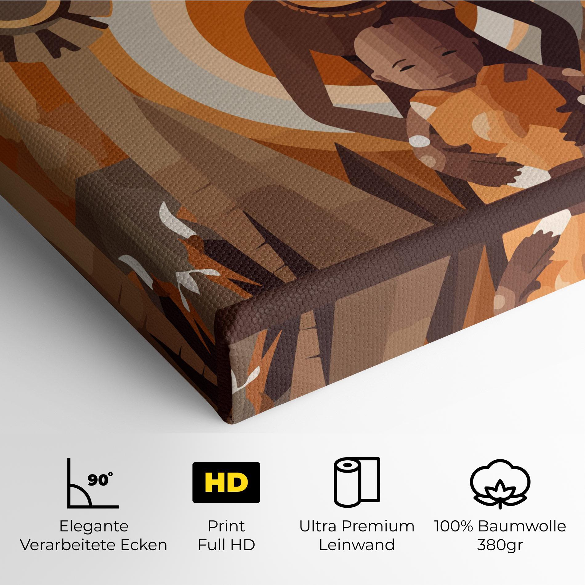 Leinwandbild African Baby mockup 4