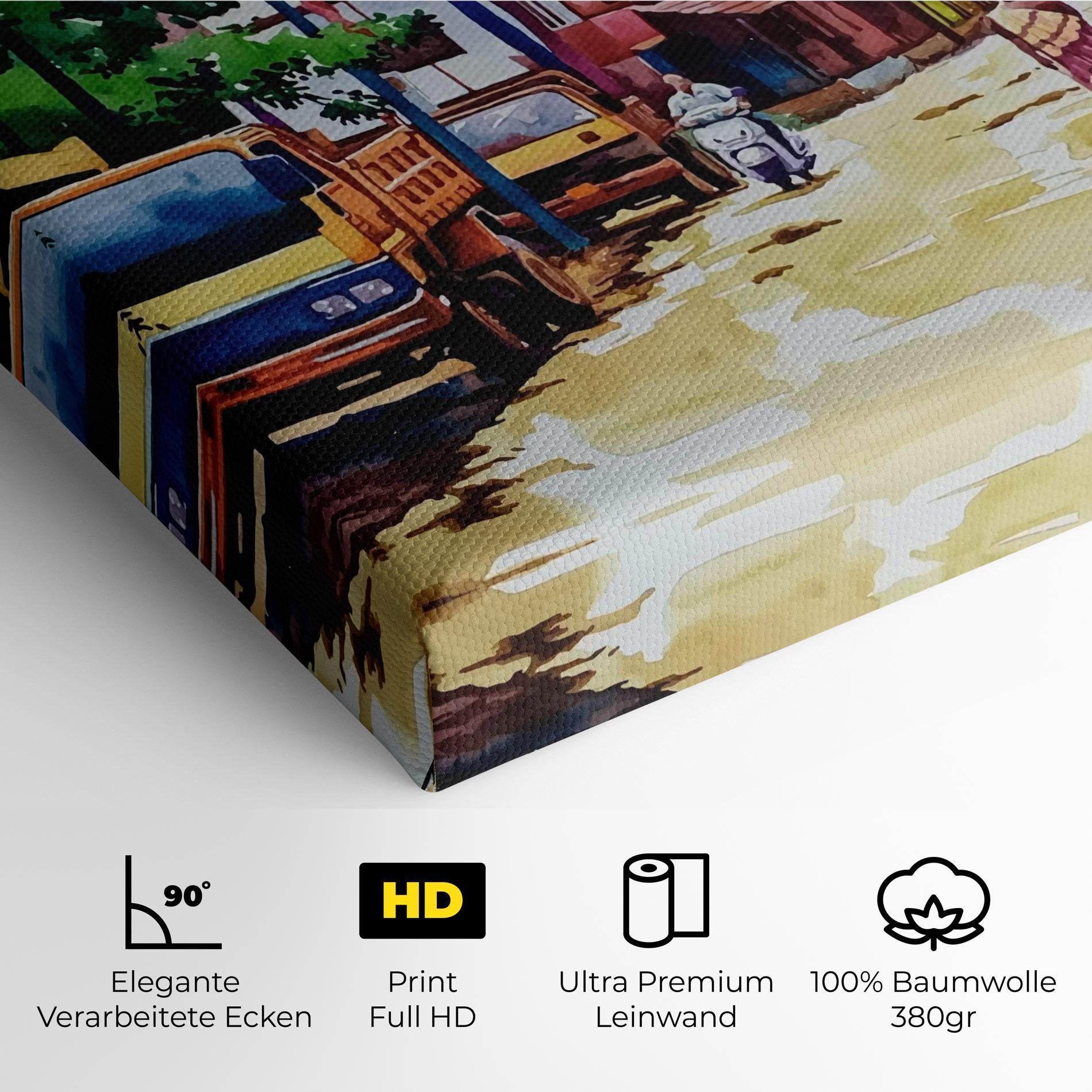 Leinwandbild African City mockup 4