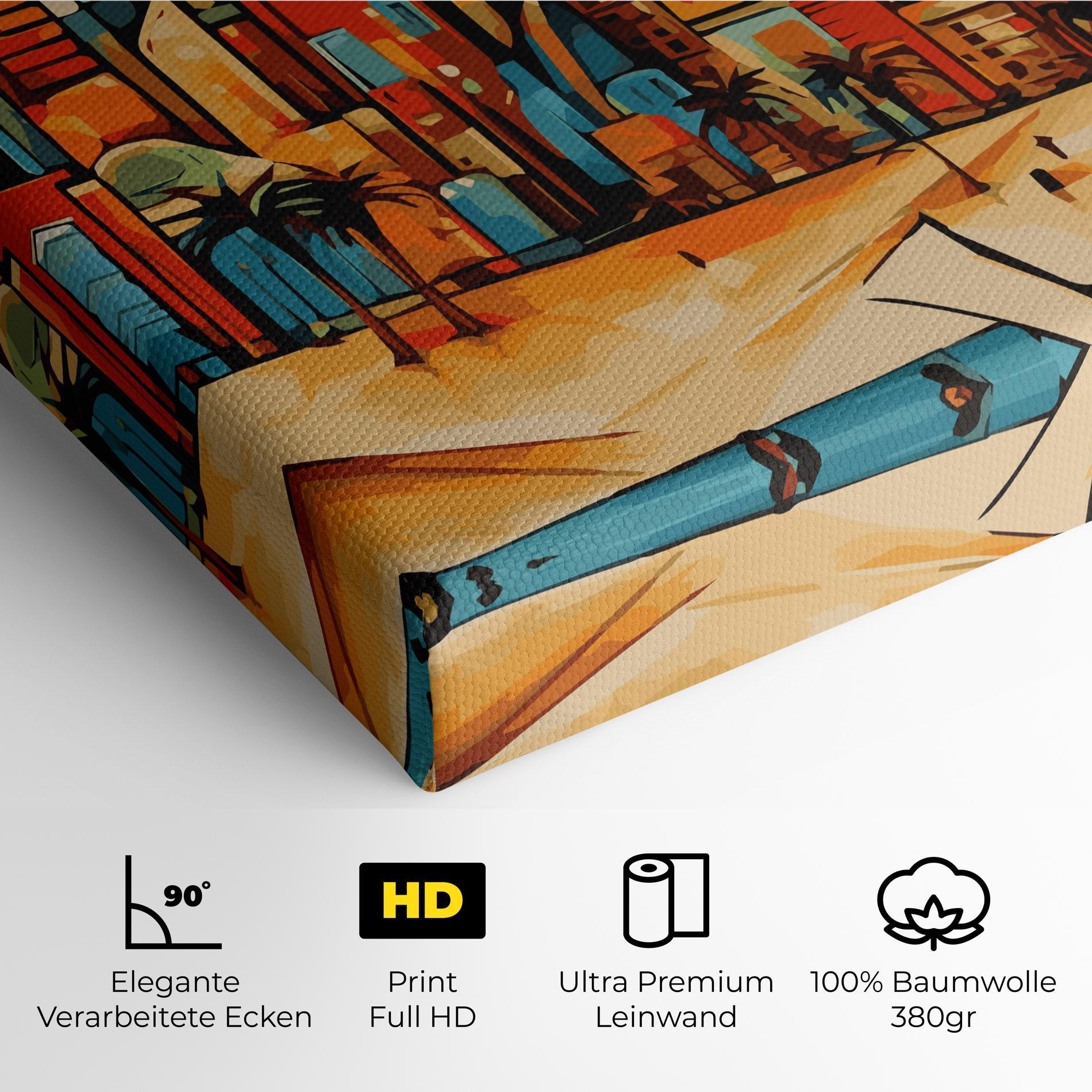 Leinwandbild African Moon mockup 4